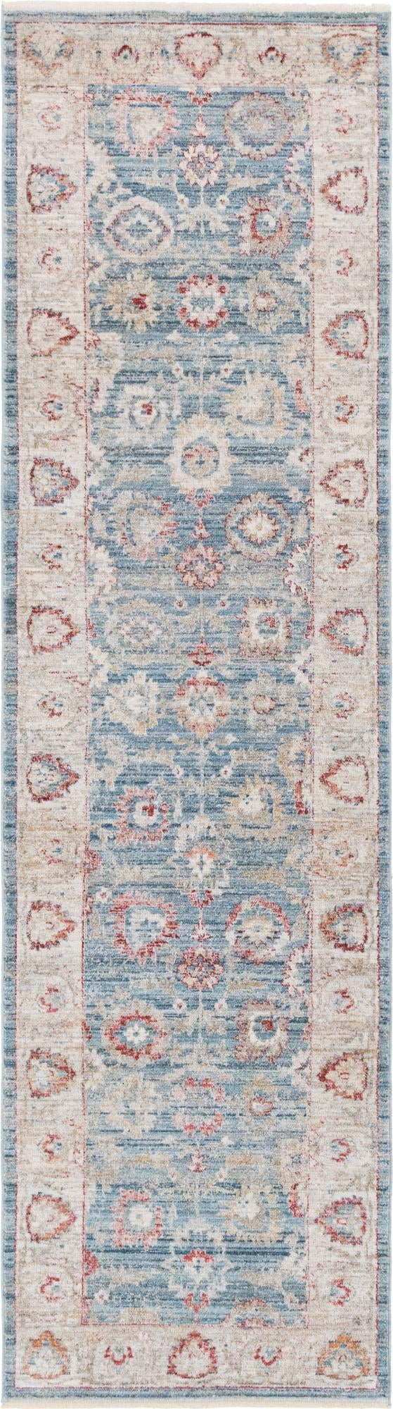 Unique Loom Alexander Noble Rug Blue/Ivory 2' 7