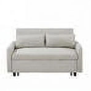 Versatile Pull-Out Sofa Bed Loveseat with Adjustable Backrest, Storage Pockets, and 2 Comfort Pillows,Couch Bed Suitable for Living Room, Bedroom, Apartment,Office