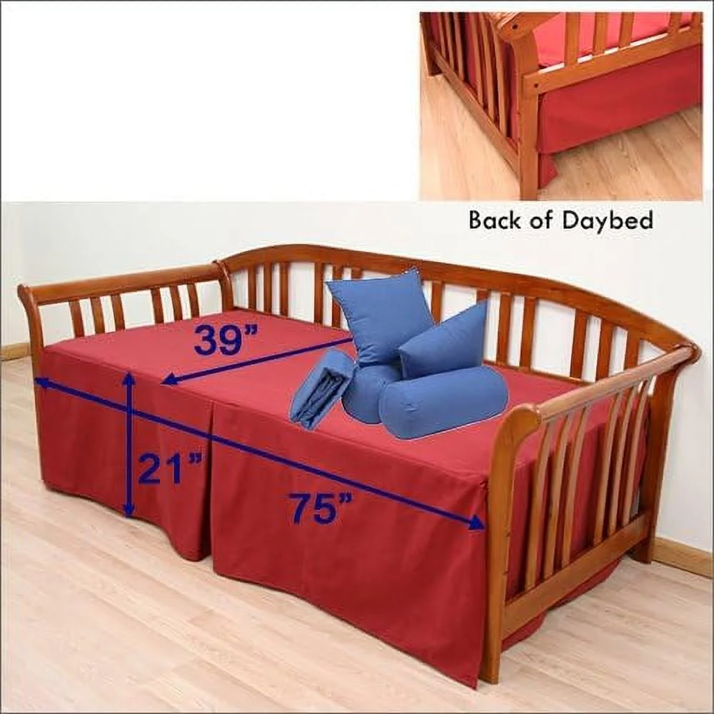 leather look emerald daybed cover 5pc pillow set 153