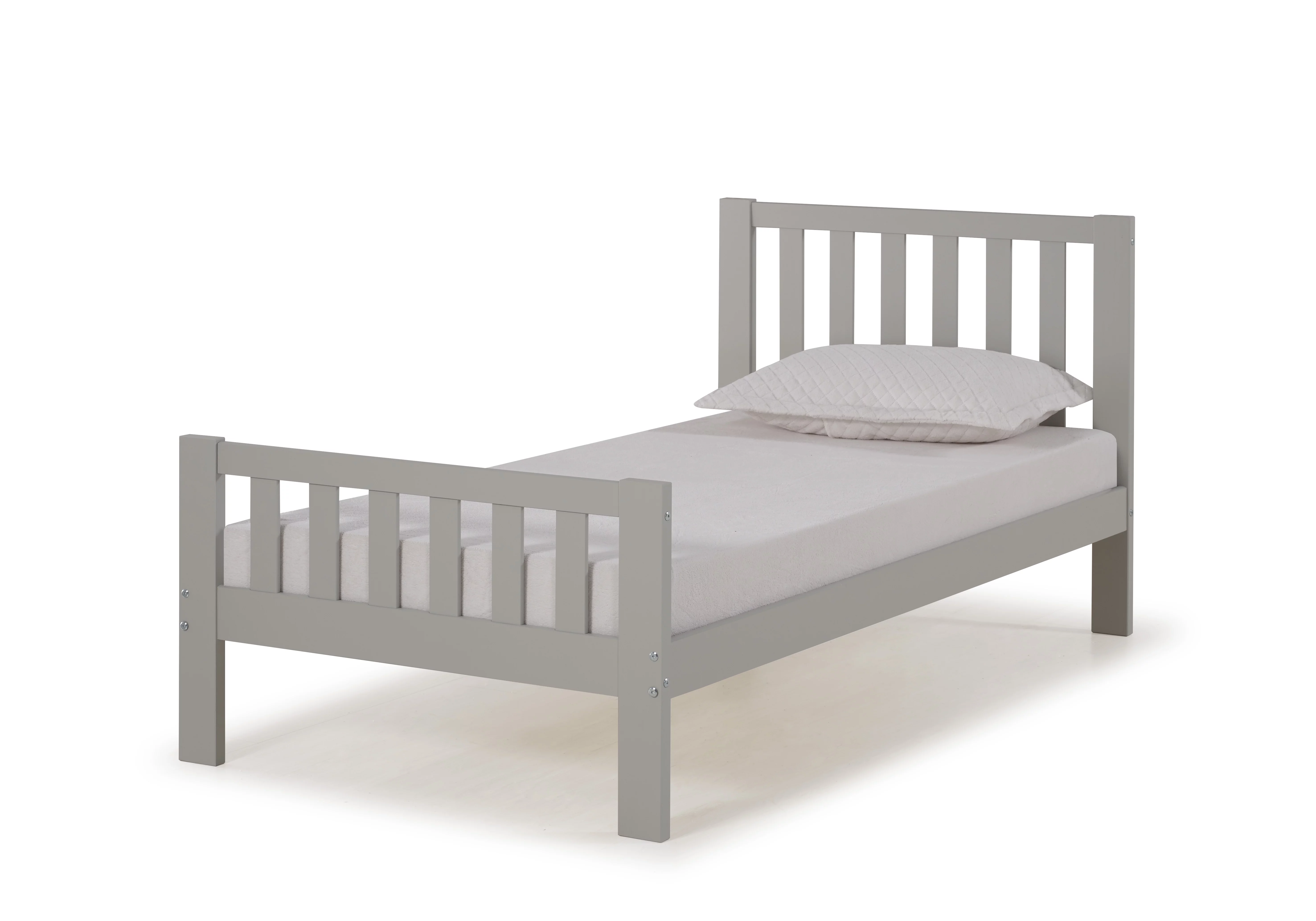 Alaterre Aurora Twin Bed, Dove Gray