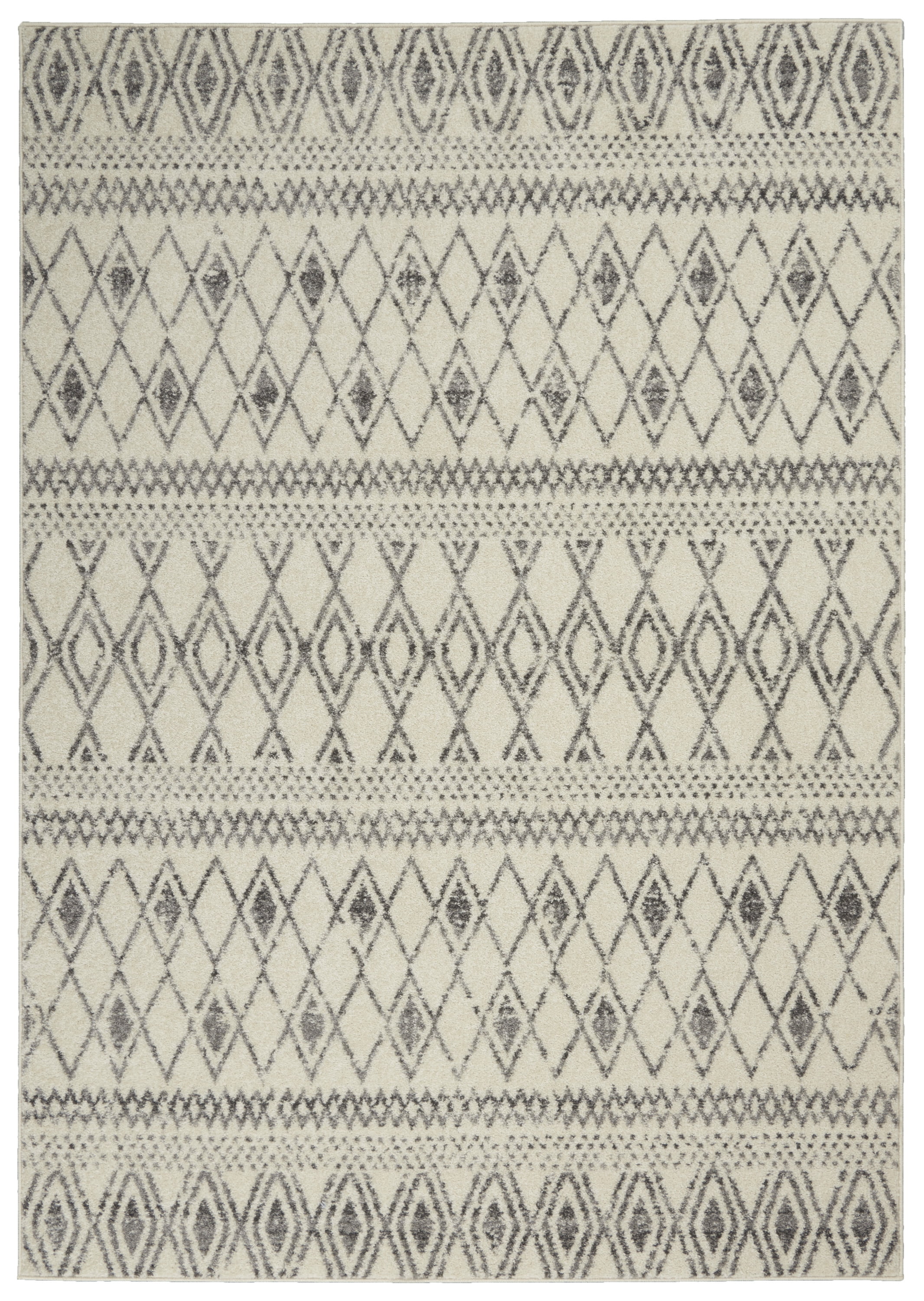 Nourison Passion Ivory/Grey 5'3