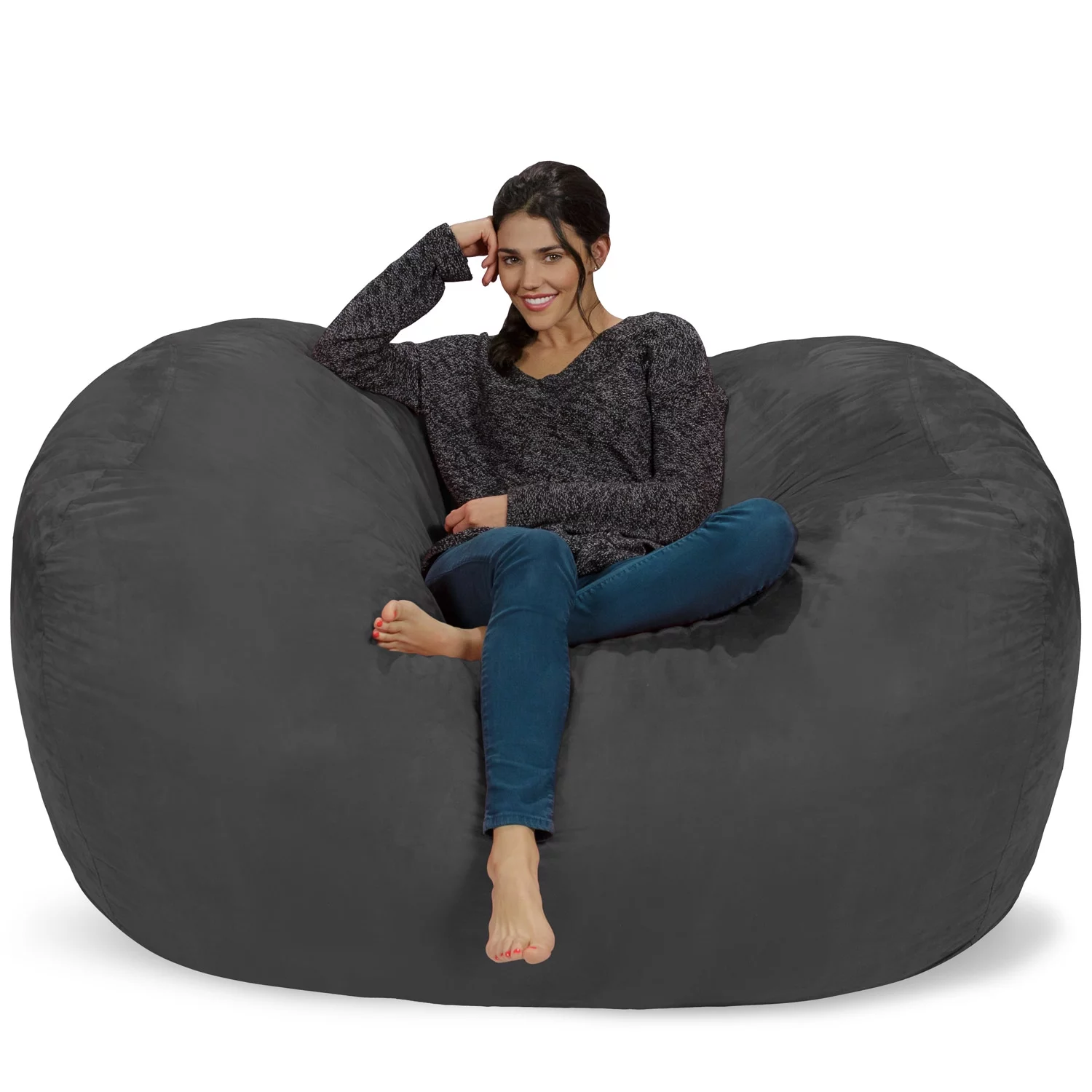 Relax Sacks Bean Bag Chair, Charcoal