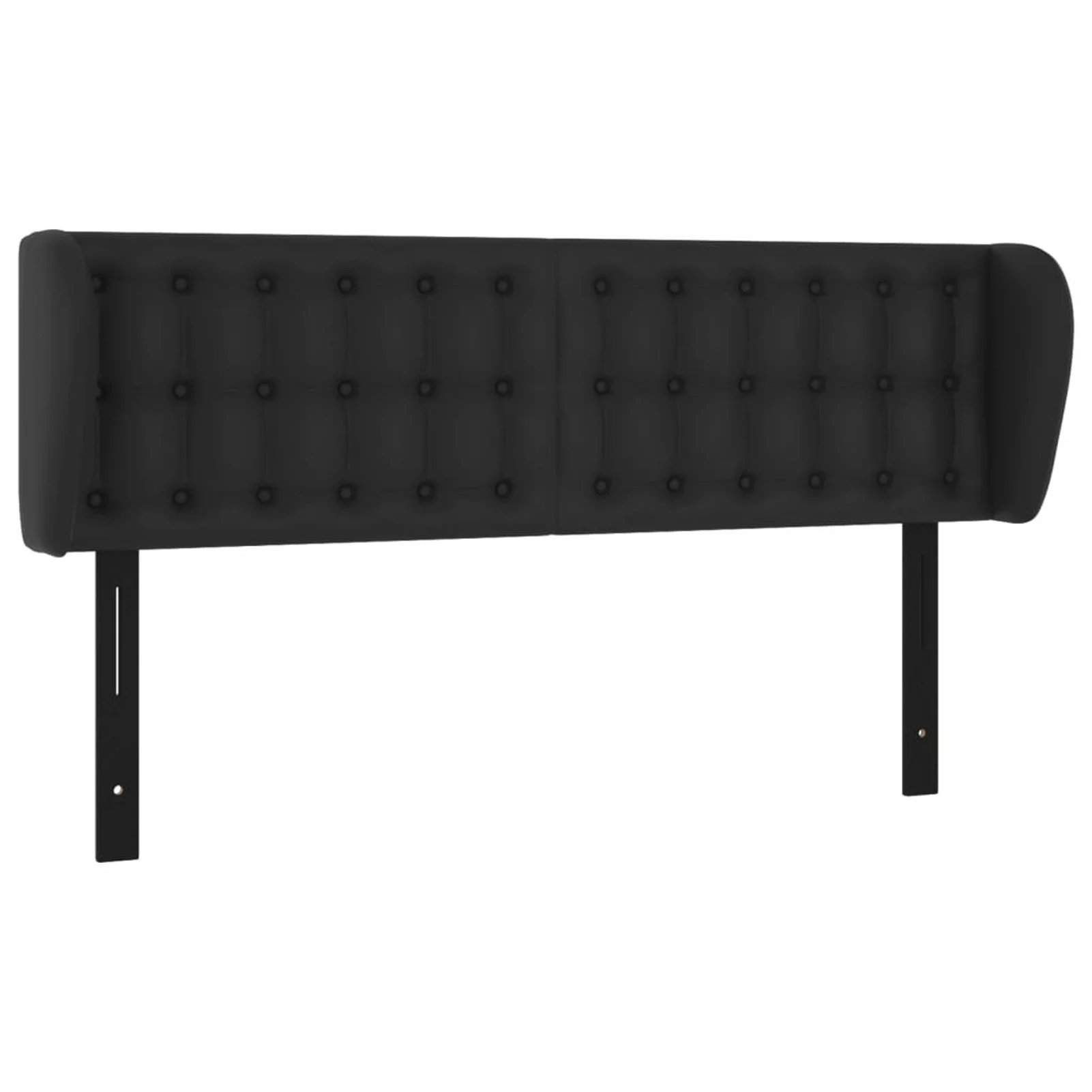 Anself Headboard with Ears Black 57.9