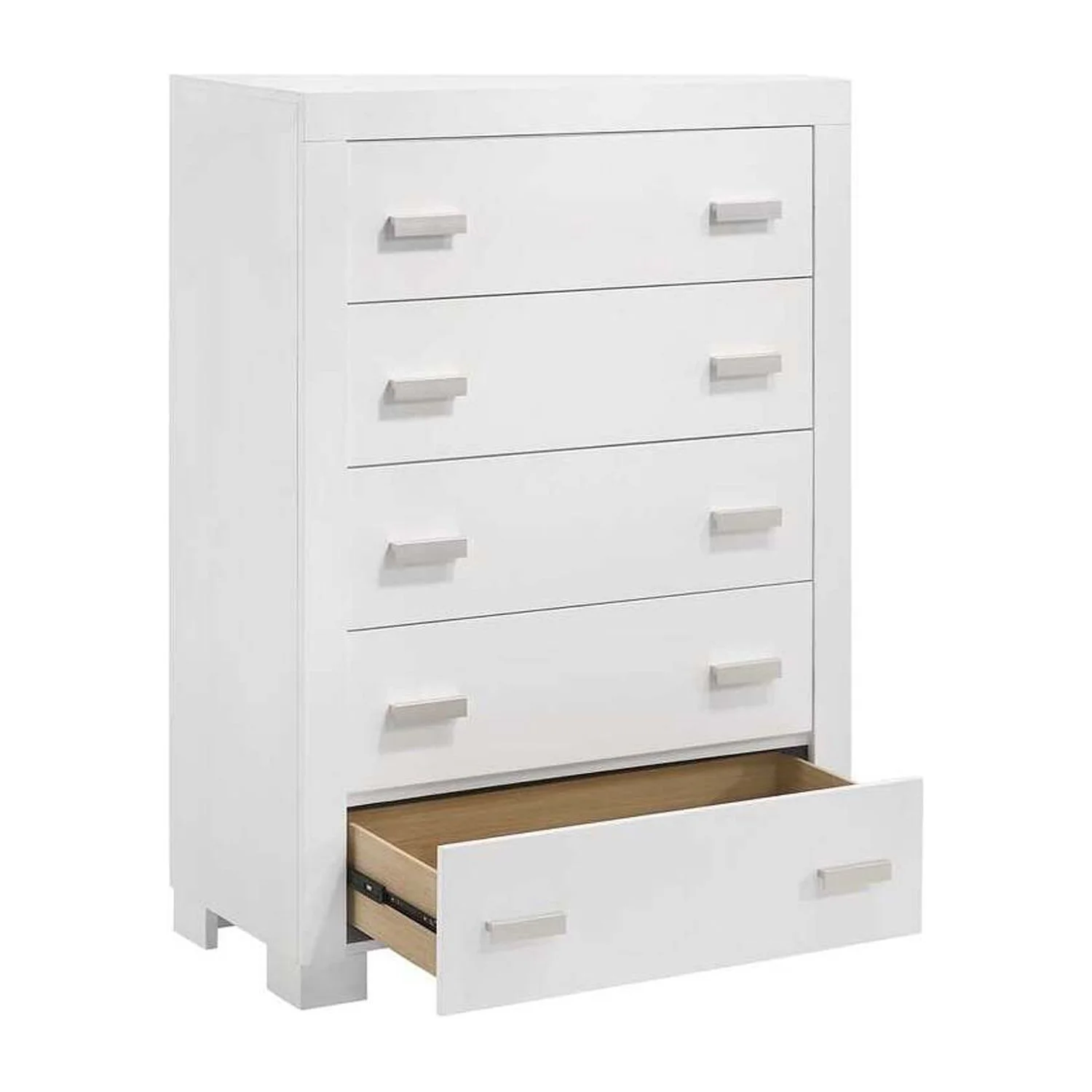 Orbelle 5 Drawer chest - Model 3005 - White