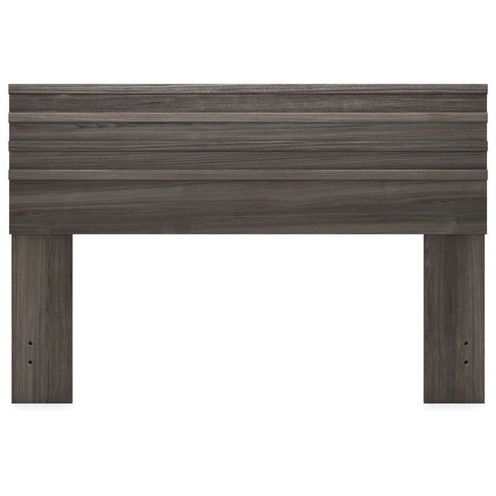 Queen size Farmhouse Headboard in Rustic Grey Wood Finish