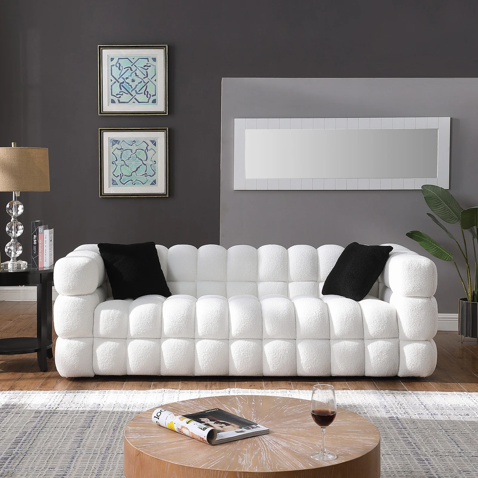 Holaki 3 Seater Sofa, 84.3