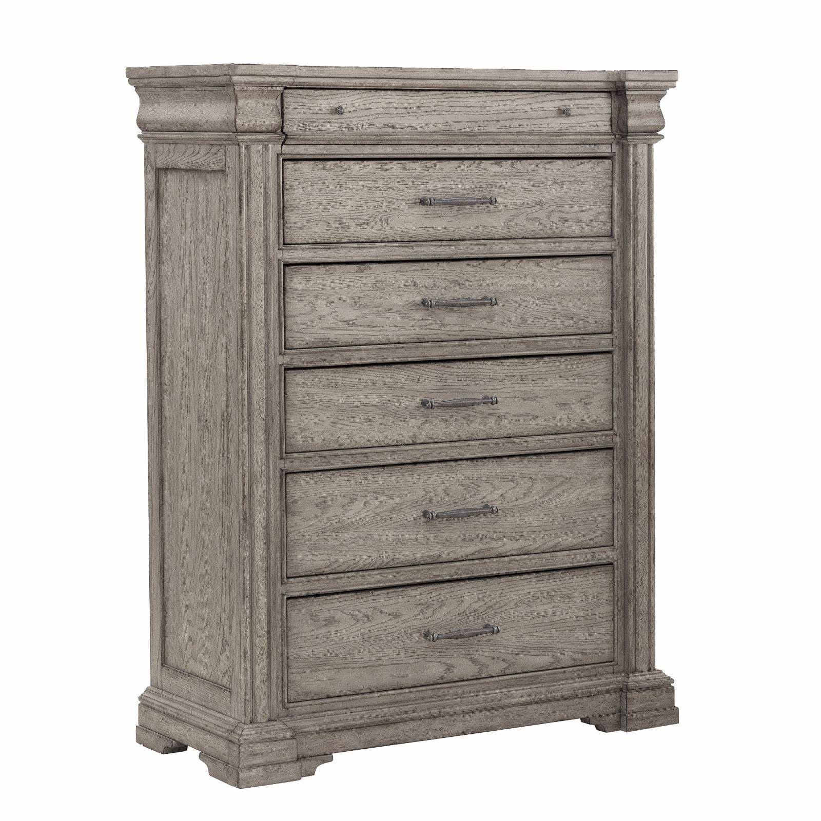 Madison Ridge 6 Drawer Wood Chest in Heritage Taupe Finish by Pulaski Furniture
