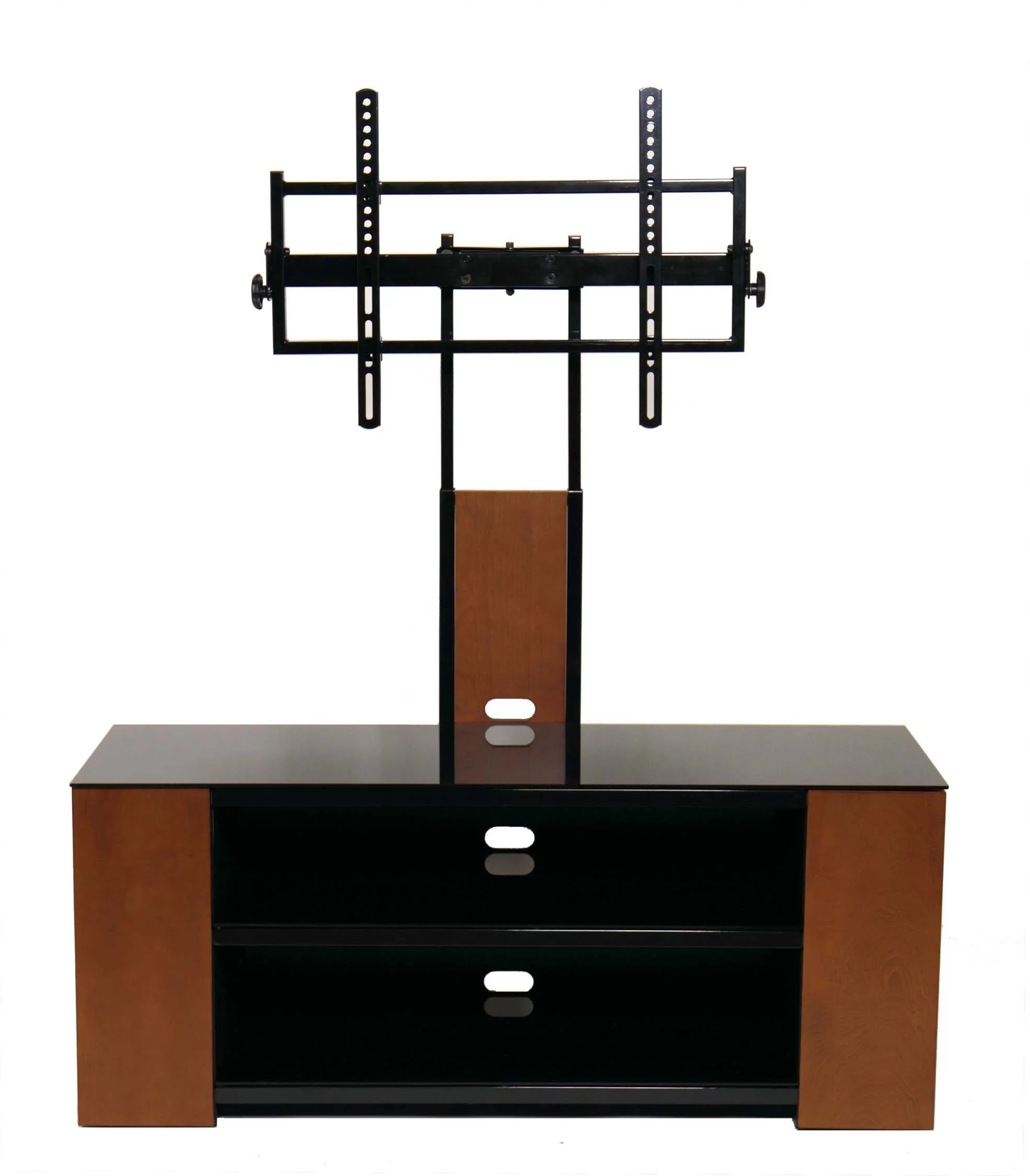 Versatile TV Stand with Mount & Multimedia Storage Cabinet for Up to 90
