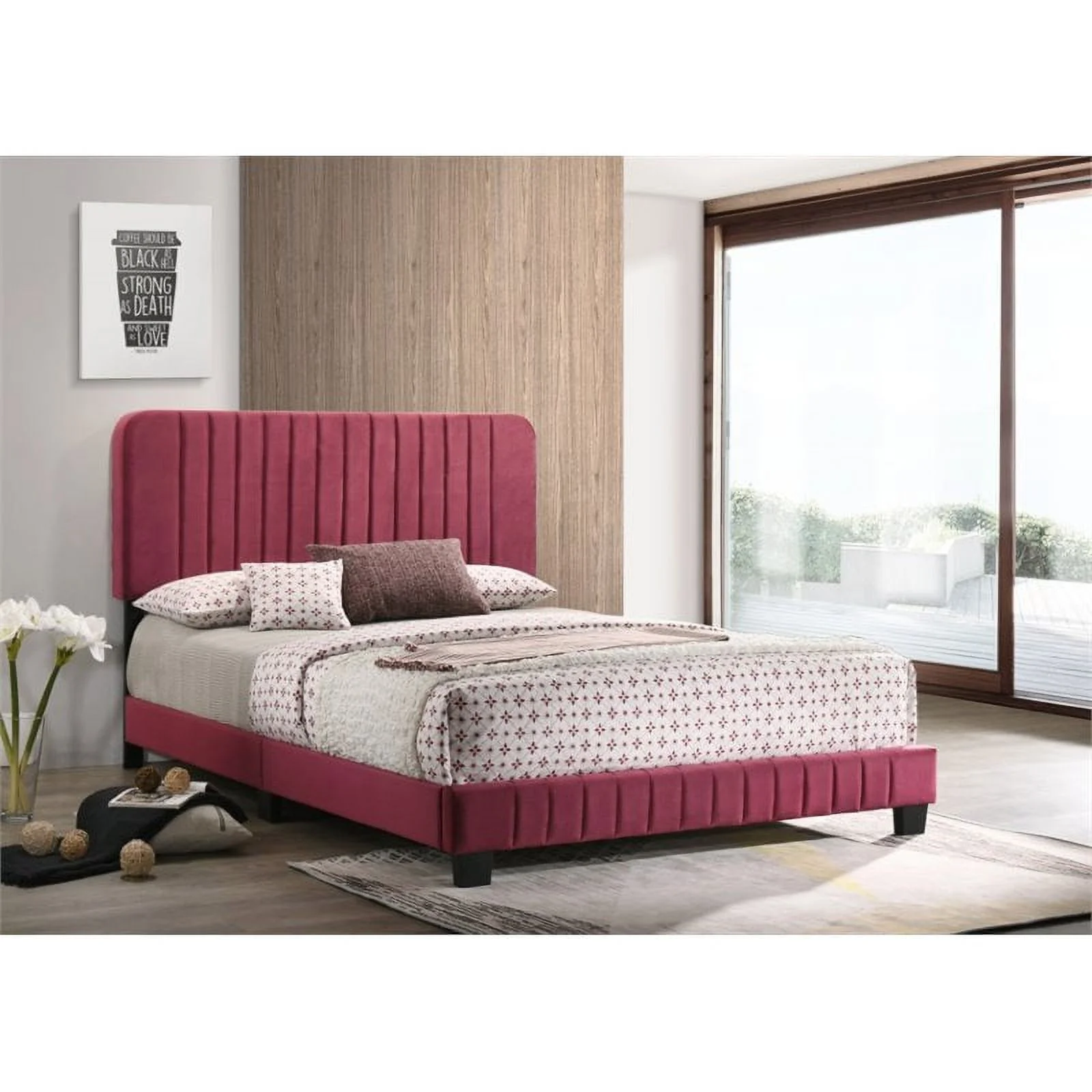 Glory Furniture Lodi G0503-QB-UP QUEEN BED , CHERRY
