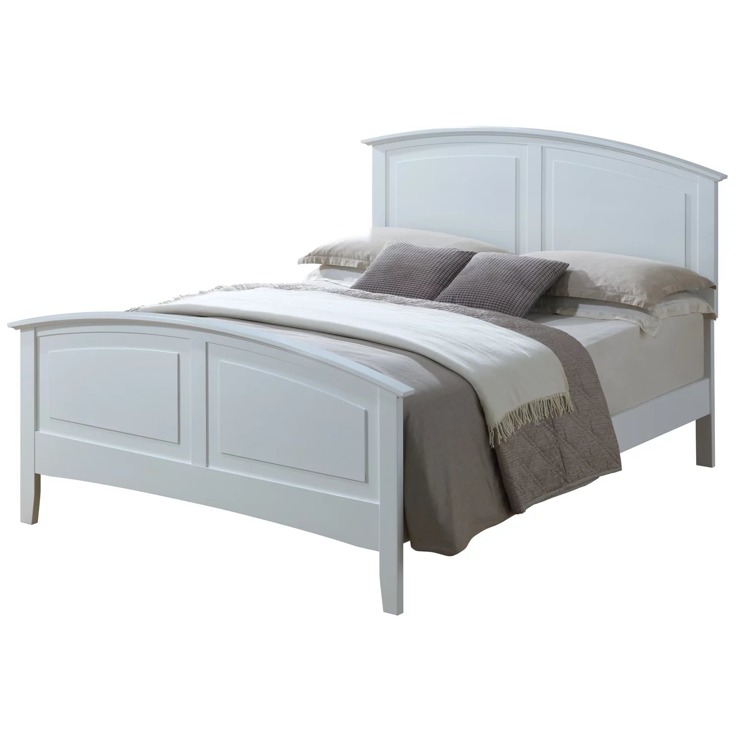 LYKE Home King Bed, White