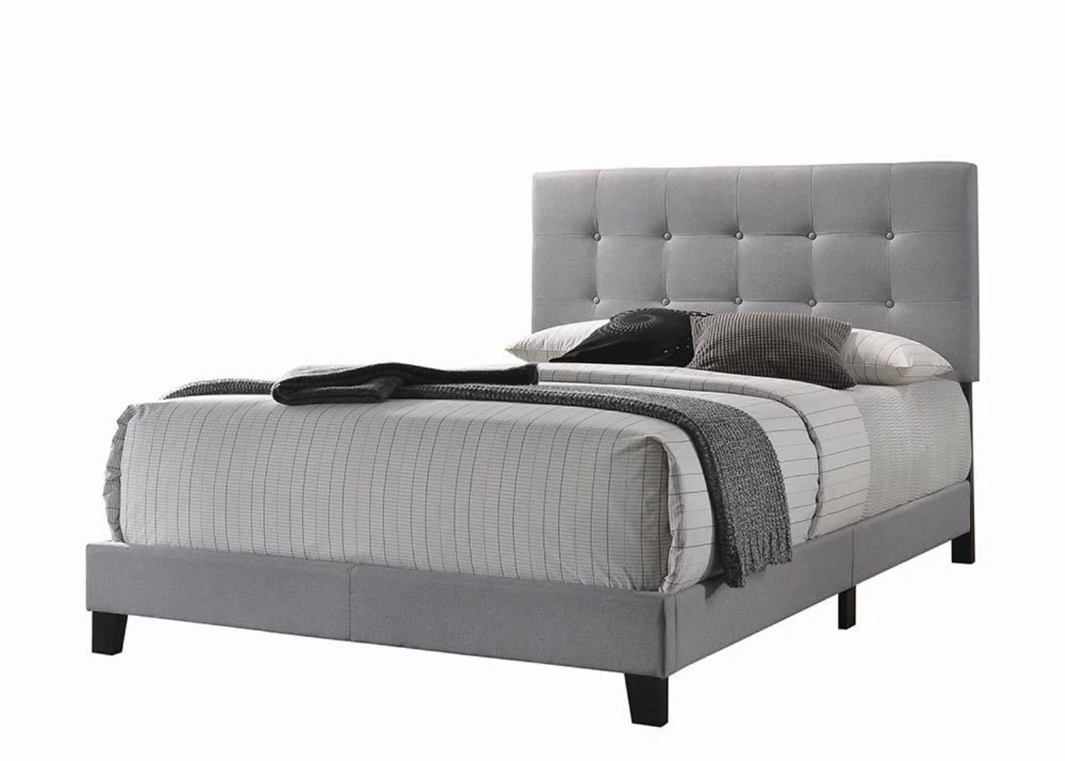 Coaster Mapes Transitional Light Grey Full Bed 305748F
