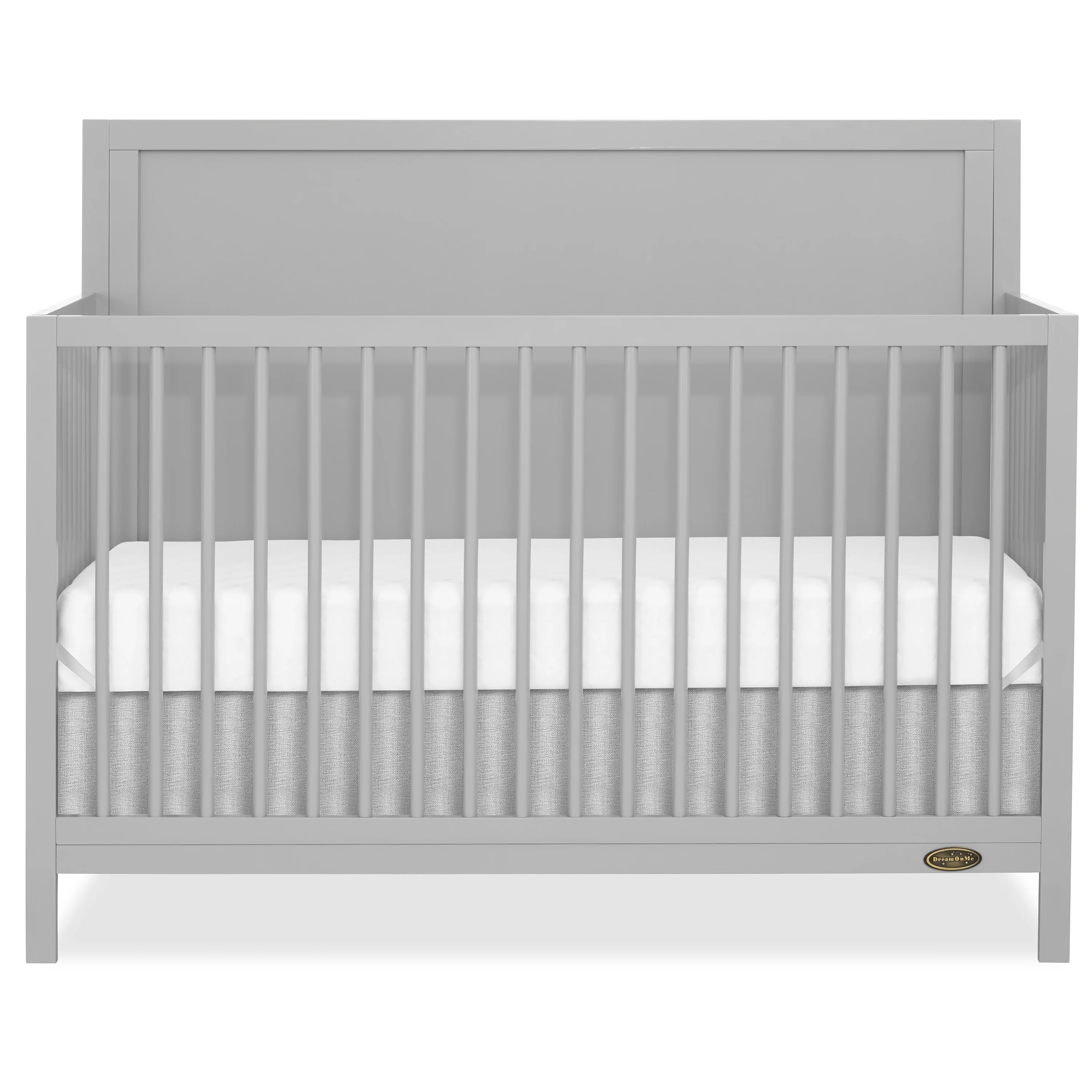 Dream On Me Dillian 3 in 1 Convertible Crib, Pebble Grey