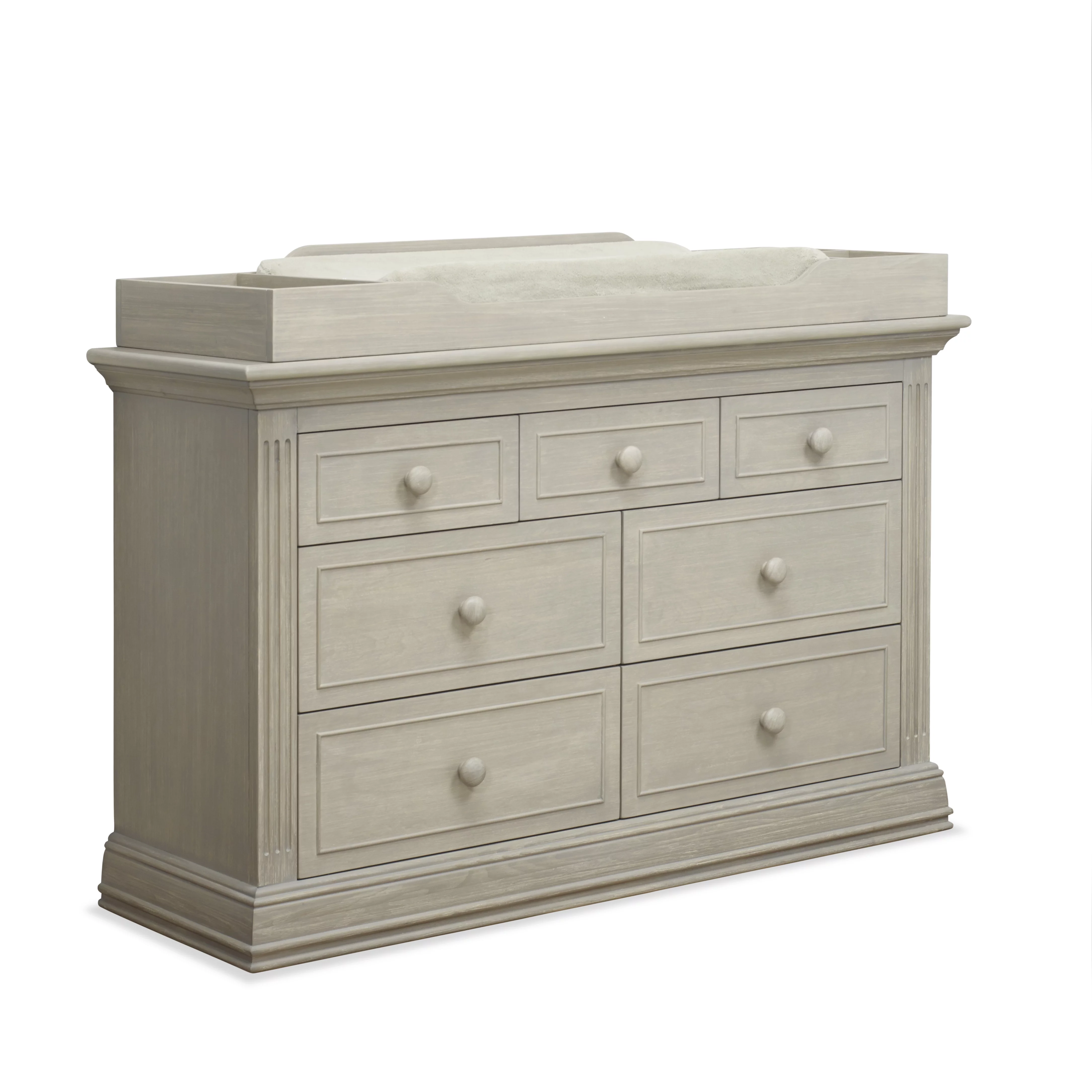 Sorelle Furniture  Sorelle Topper for Double Dresser, Heritage Fog