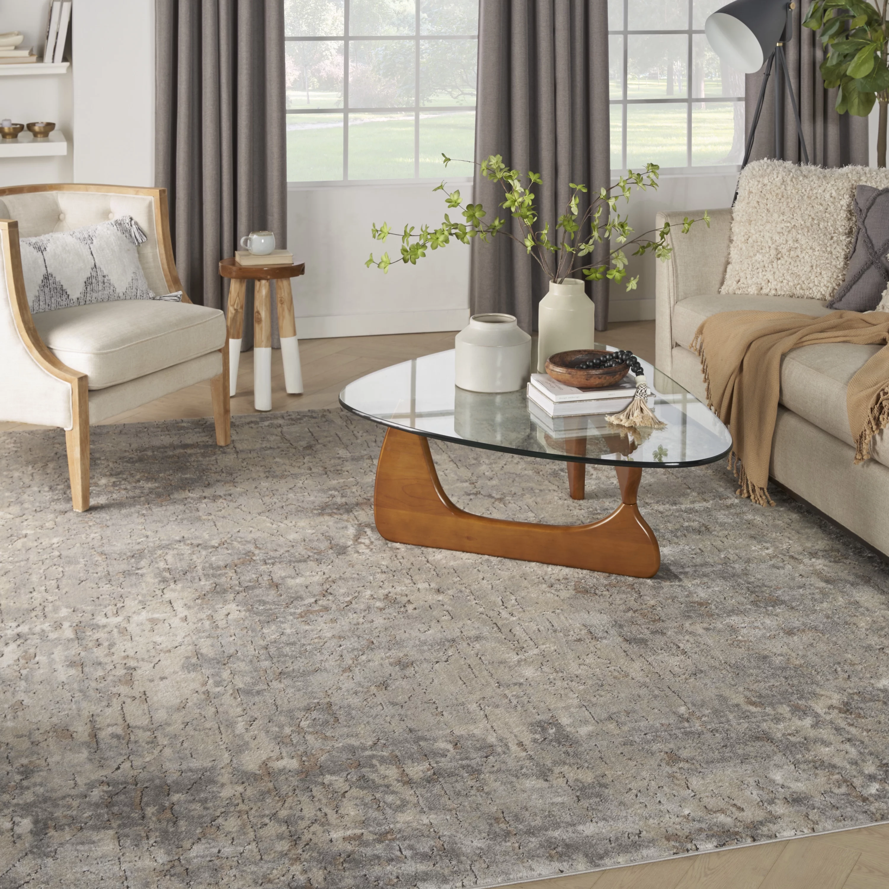 Nourison Concerto Rustic Beige/Grey 7'10