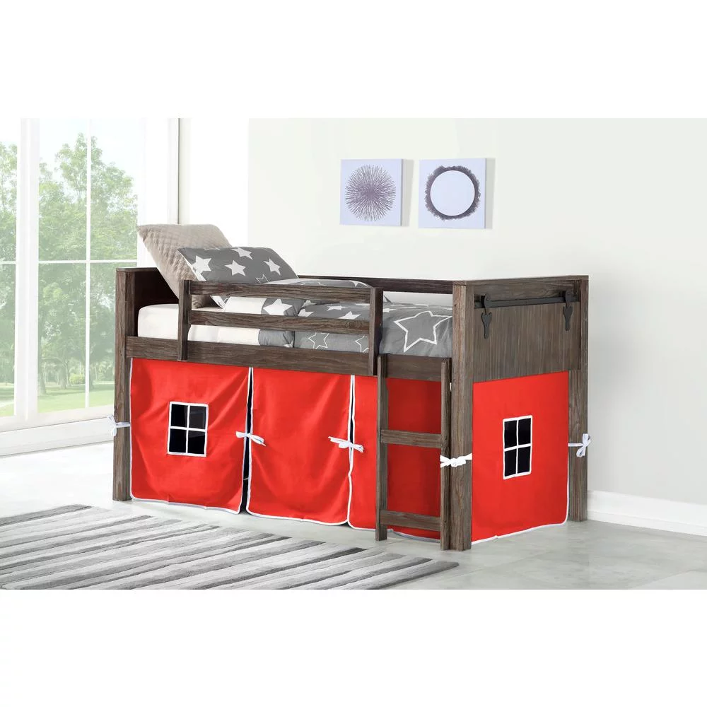 Belen Kox Twin Barn Door Low Loft