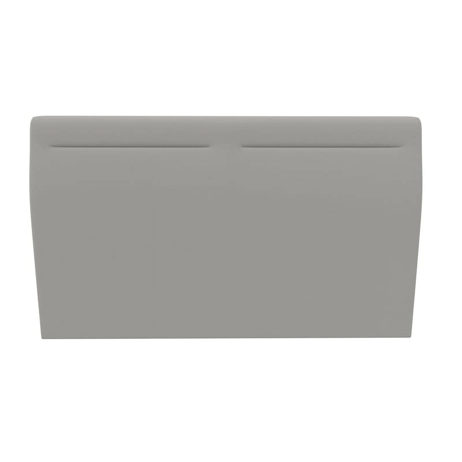 Yatas Bedding Tetra Contemporary Wood & Fabric King Size Headboard in Gray