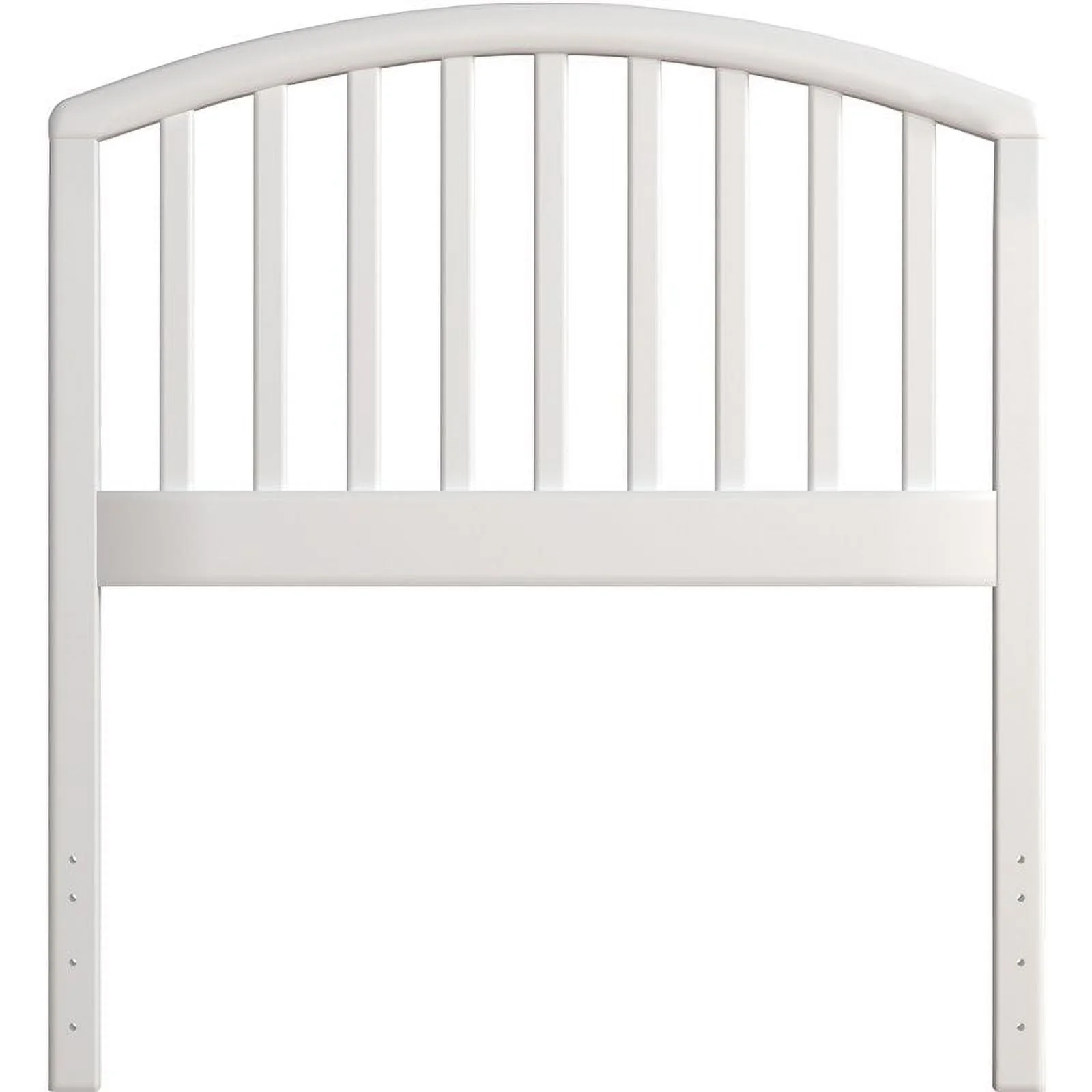 Bowery Hill Twin Wooden Spindle Headboard in White