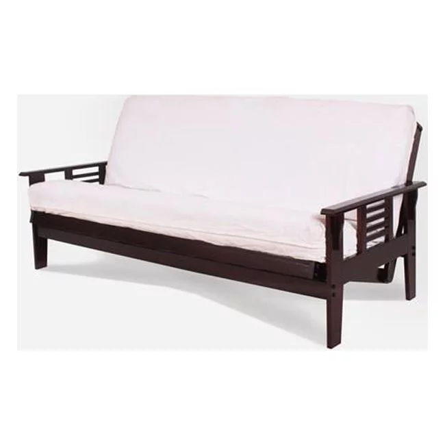 Donco Kids Futons PD-TOR-JA-F-KHA Torii Full Size Futon Mattress - Java & Khaki