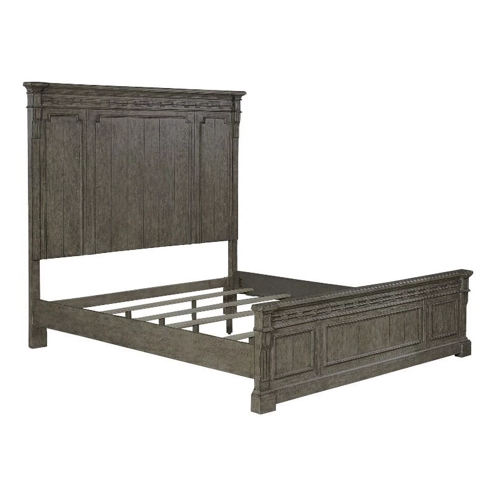 Town and Country Queen Panel Bed in Dusty Taupe