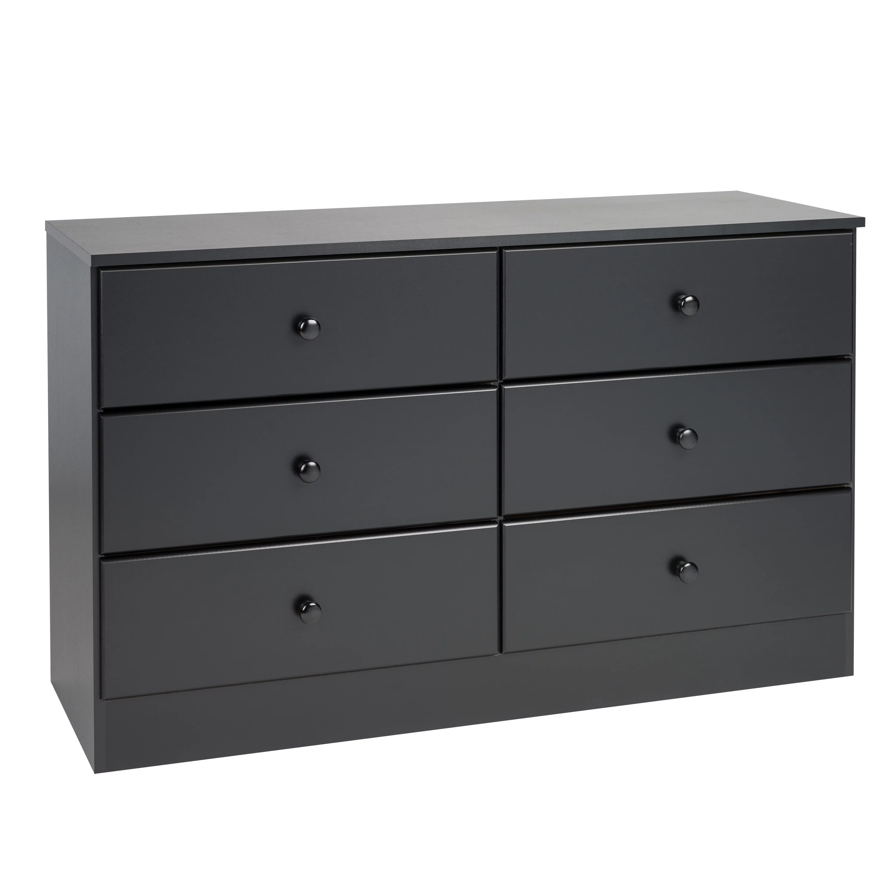 Prepac Astrid 6 Drawer Wooden Double Dresser, 16