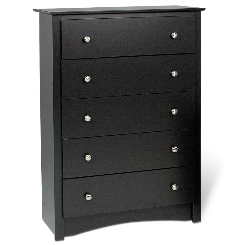Prepac Sonoma Superior 5-Drawer Chest for Bedroom - Spacious and Stylish Chest of Drawers, Measuring 16