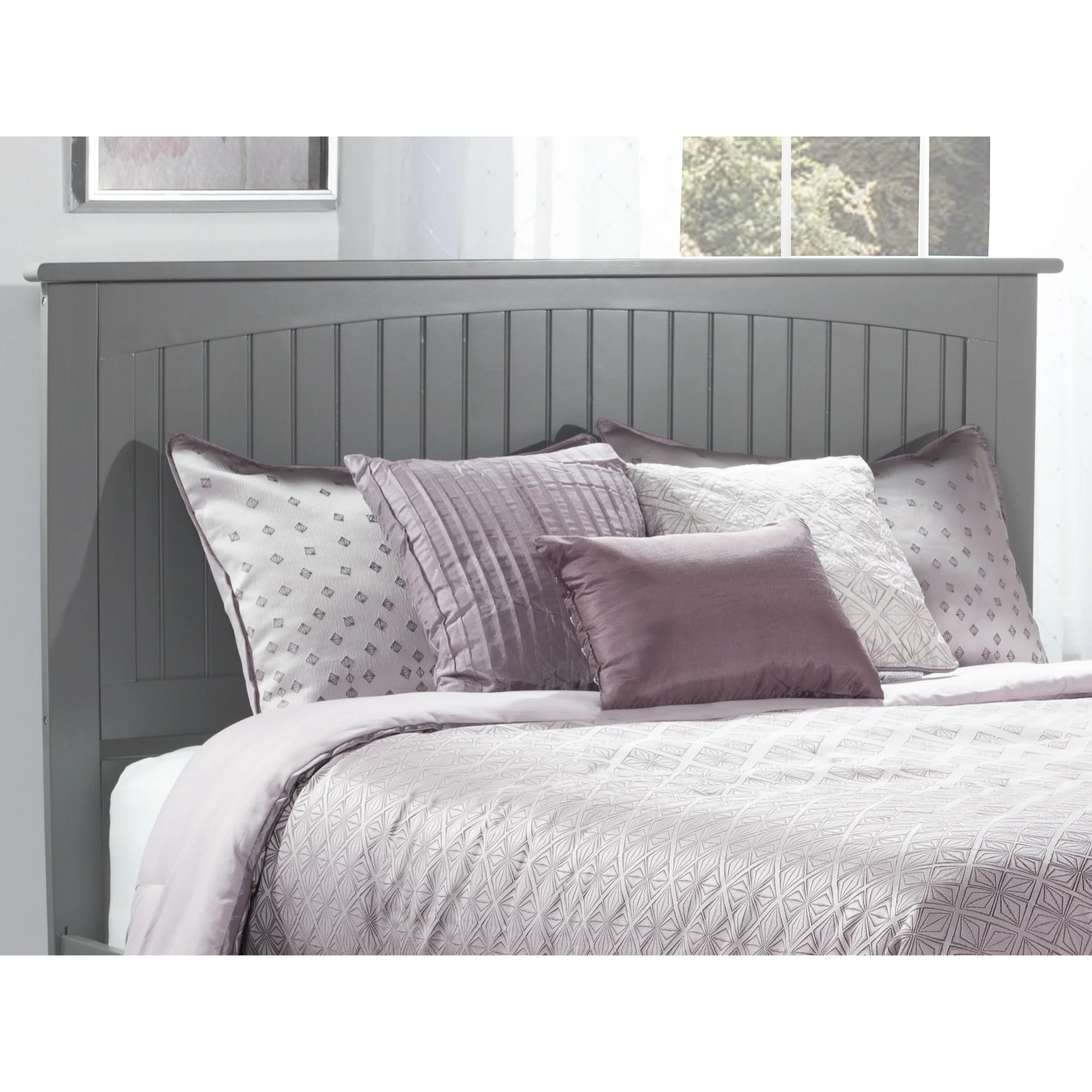 Nantucket Headboard Queen Grey