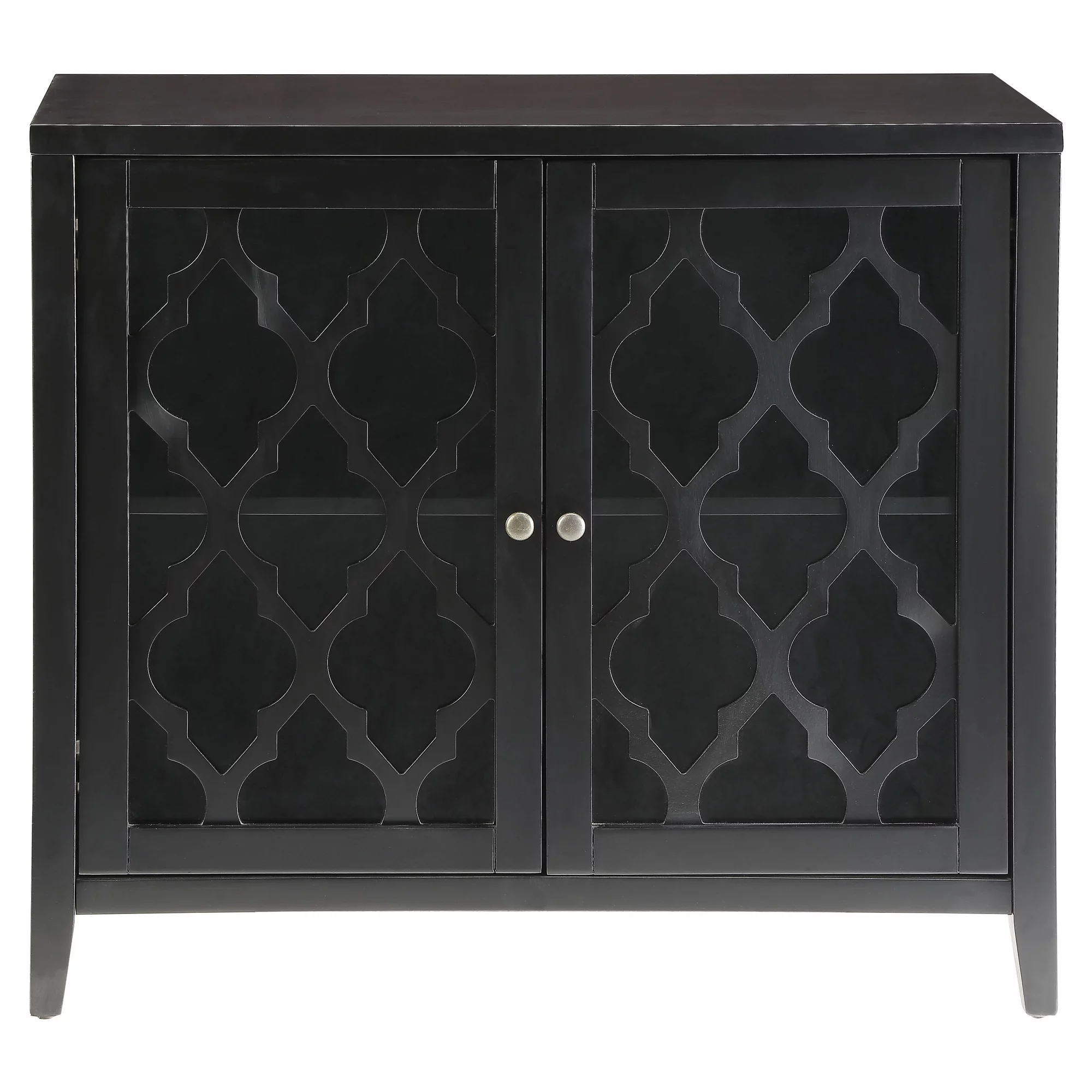 ACME Ceara Storage Console Table with Door in Black