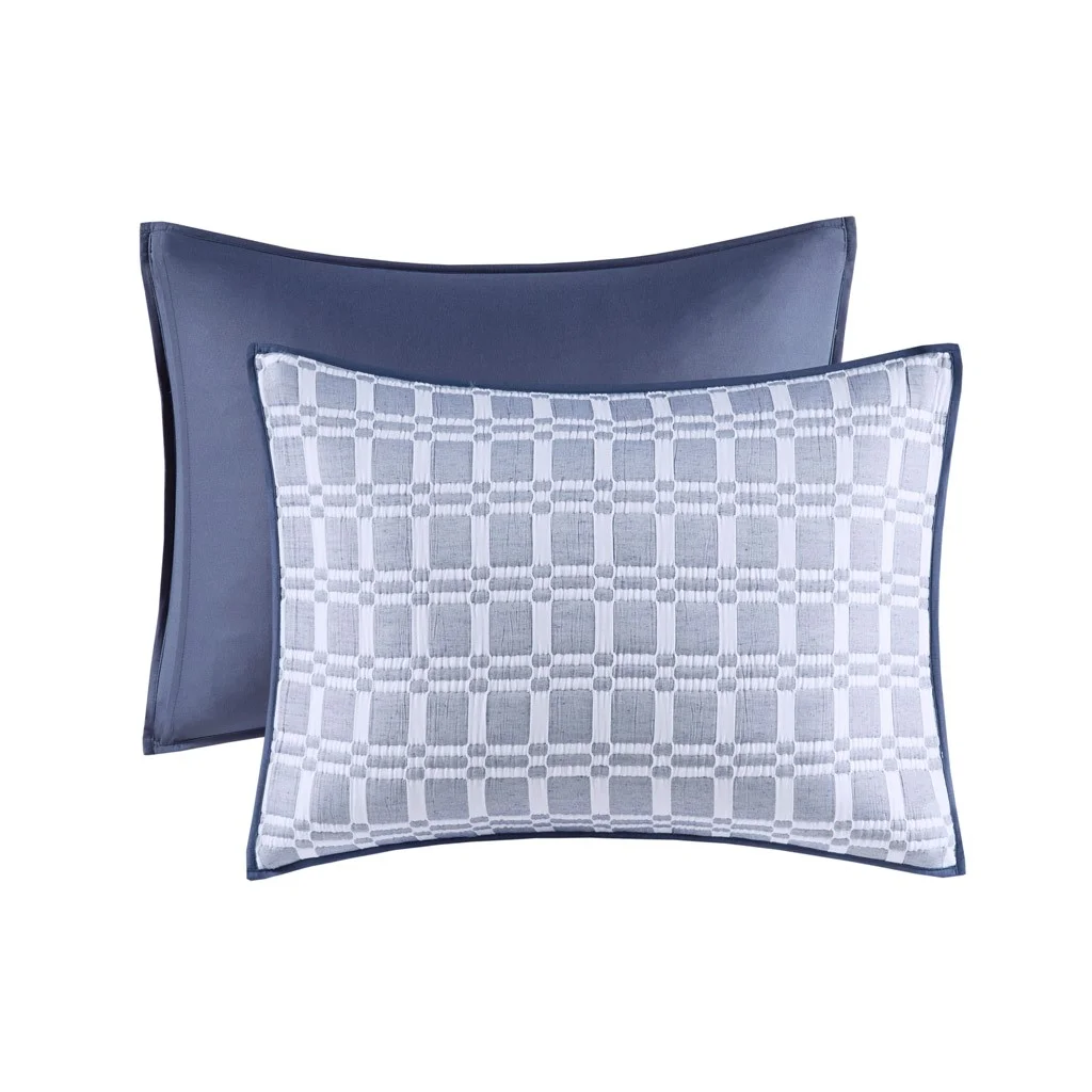 Gracie Mills Jefferey Reversible Matelasse 3-Piece Coverlet Set - GRACE-15589