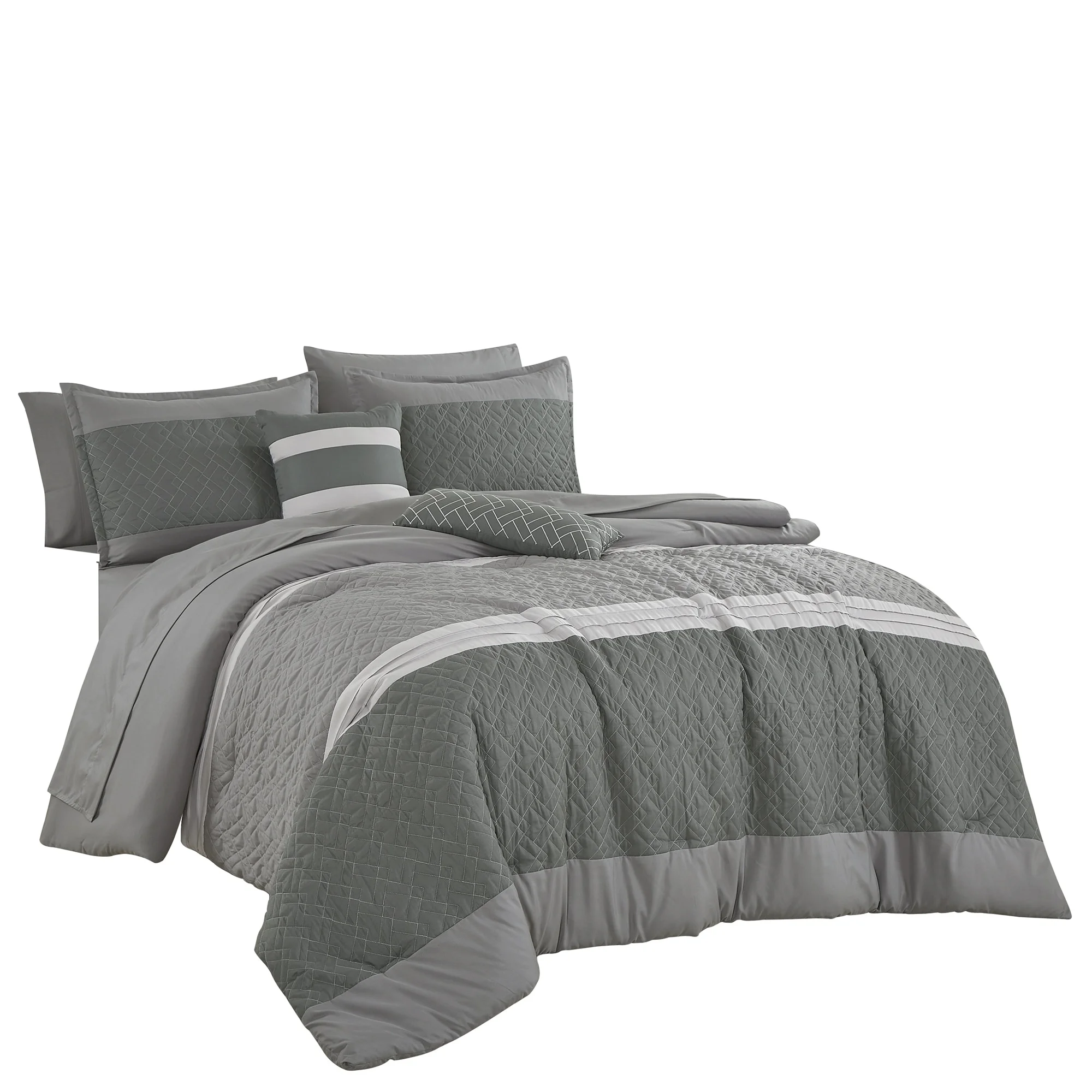 ESCA Wafa Luxury 9 Piece complete bed in bag set Queen