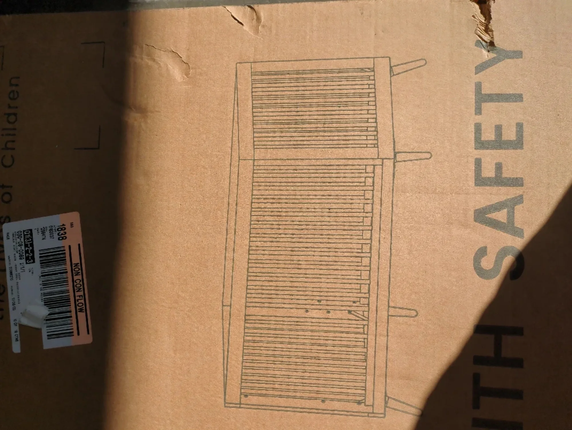 Delta Children Jordan 4-in-1 Crib - Midnight Gray