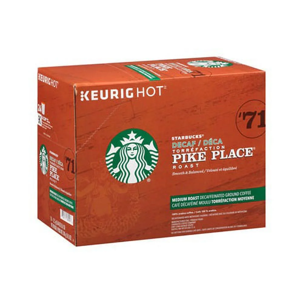 Pike Place Decaf Coffee K-Cups 96/Carton