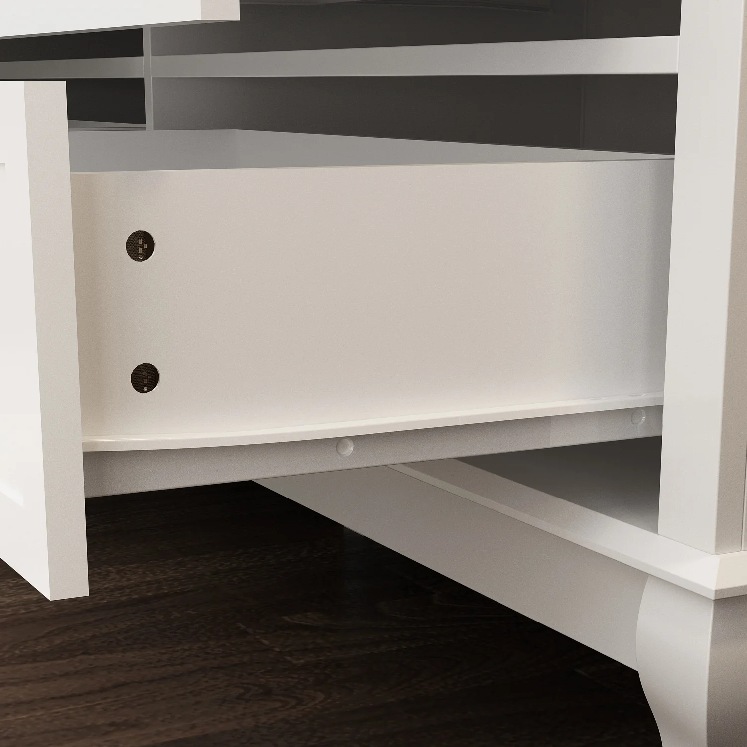 6 Drawes Dresser Organizer Chest Bedroom Livingroom(White/Black) White - 6-drawer
