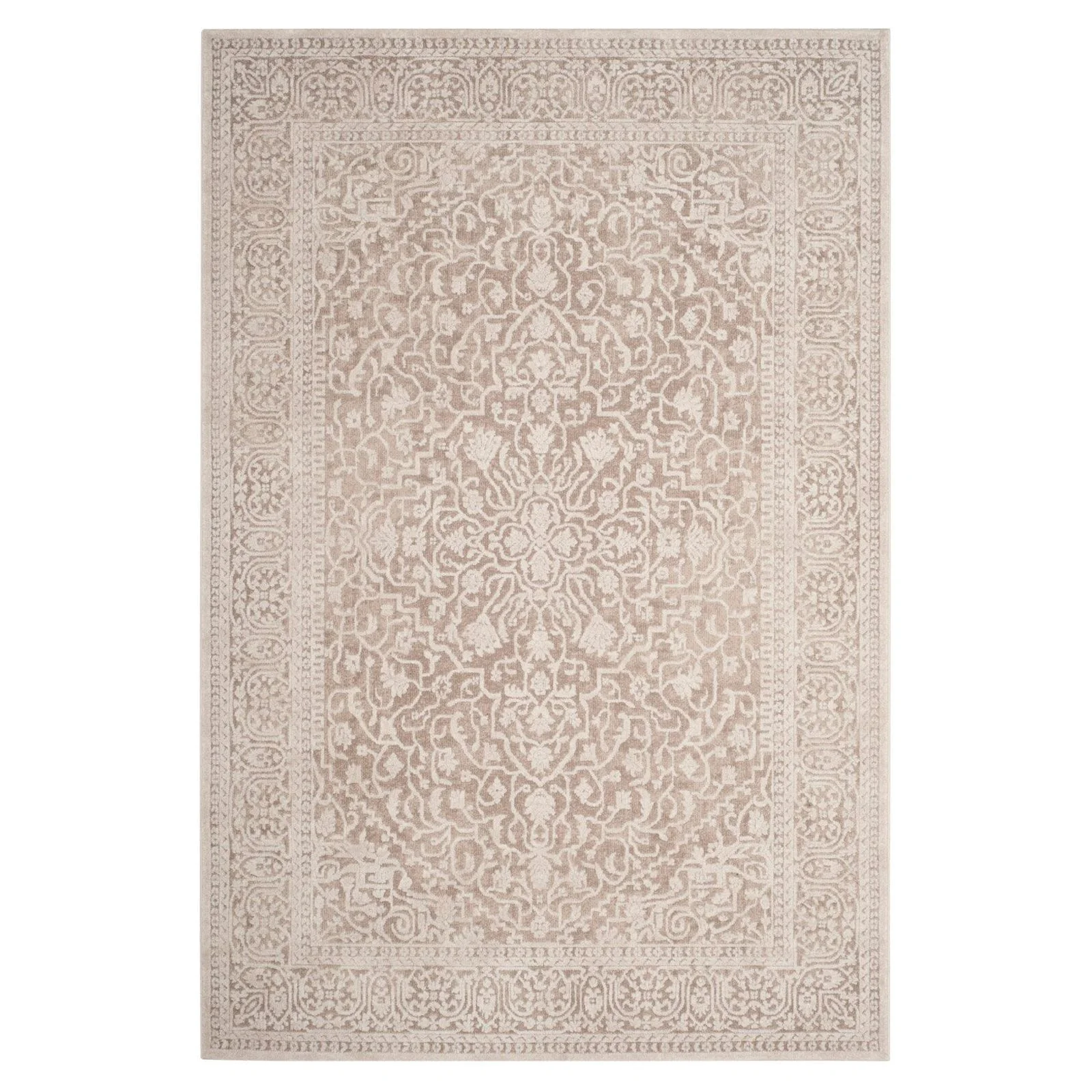 SAFAVIEH Reflection Dolkar Traditional Area Rug, Cream/Ivory, 9' x 12'