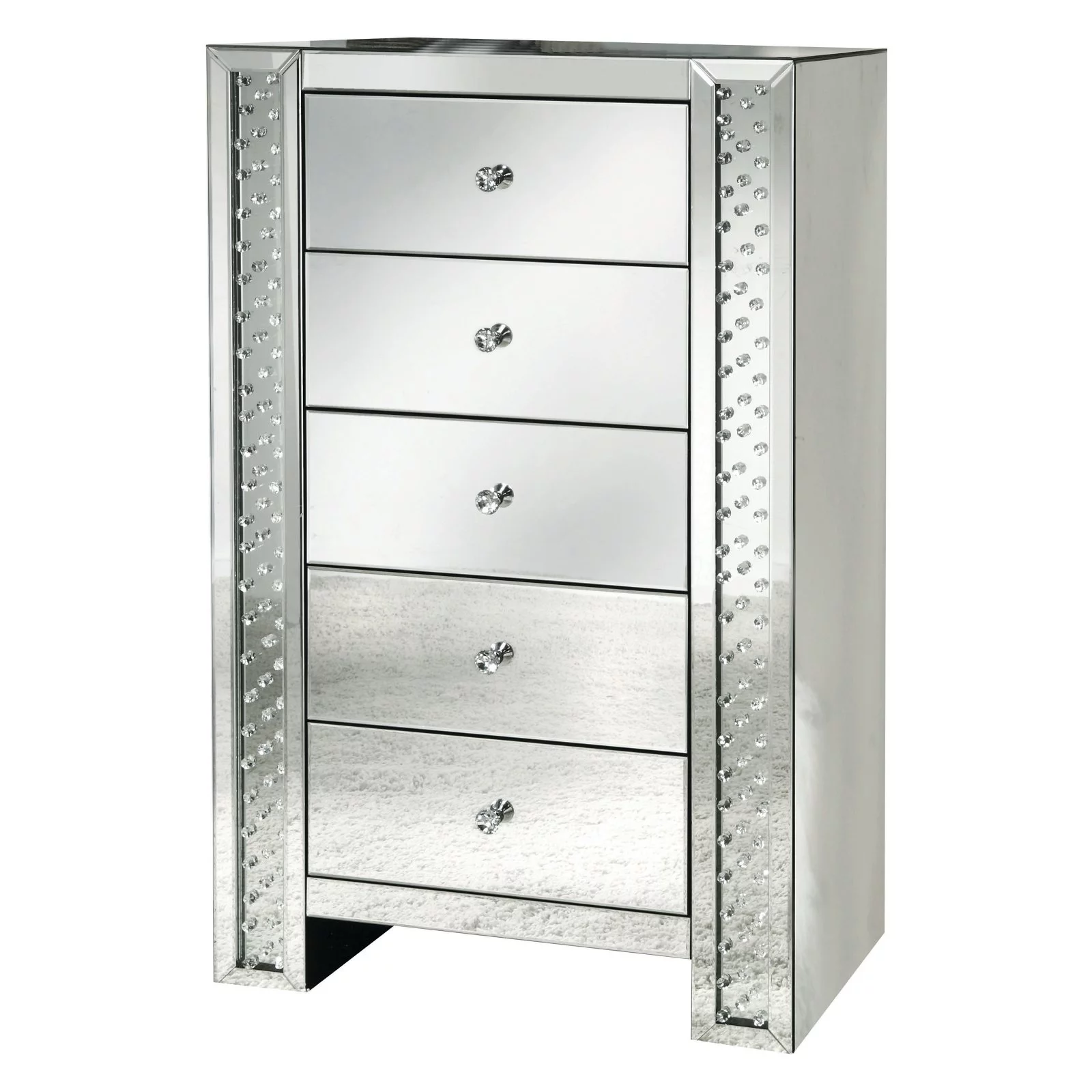Acme Furniture Nysa Chest of Drawers, Mirrored