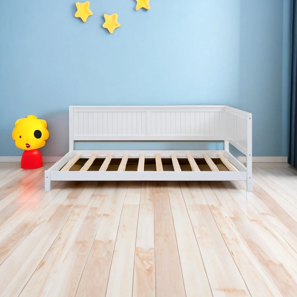 Full Size Wood Daybed/Sofa Bed Frame for Boys Girls Kids Toddler