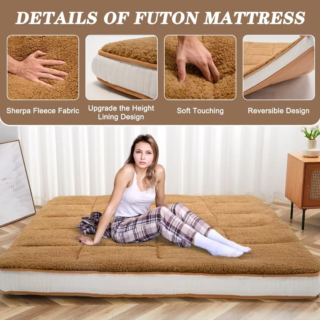 Docred Winter Japanese Thicken Floor Mattress, 4