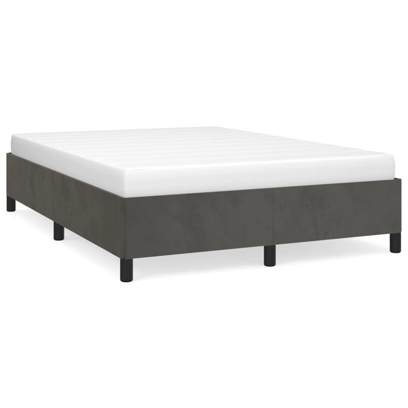 moobody Queen Size Bed Frame with Wooden Slat Support Velvet Platform Bed Frame for Bedroom, Home Furniture 81.1 x 61 x 13.8 Inches (L x W x H)