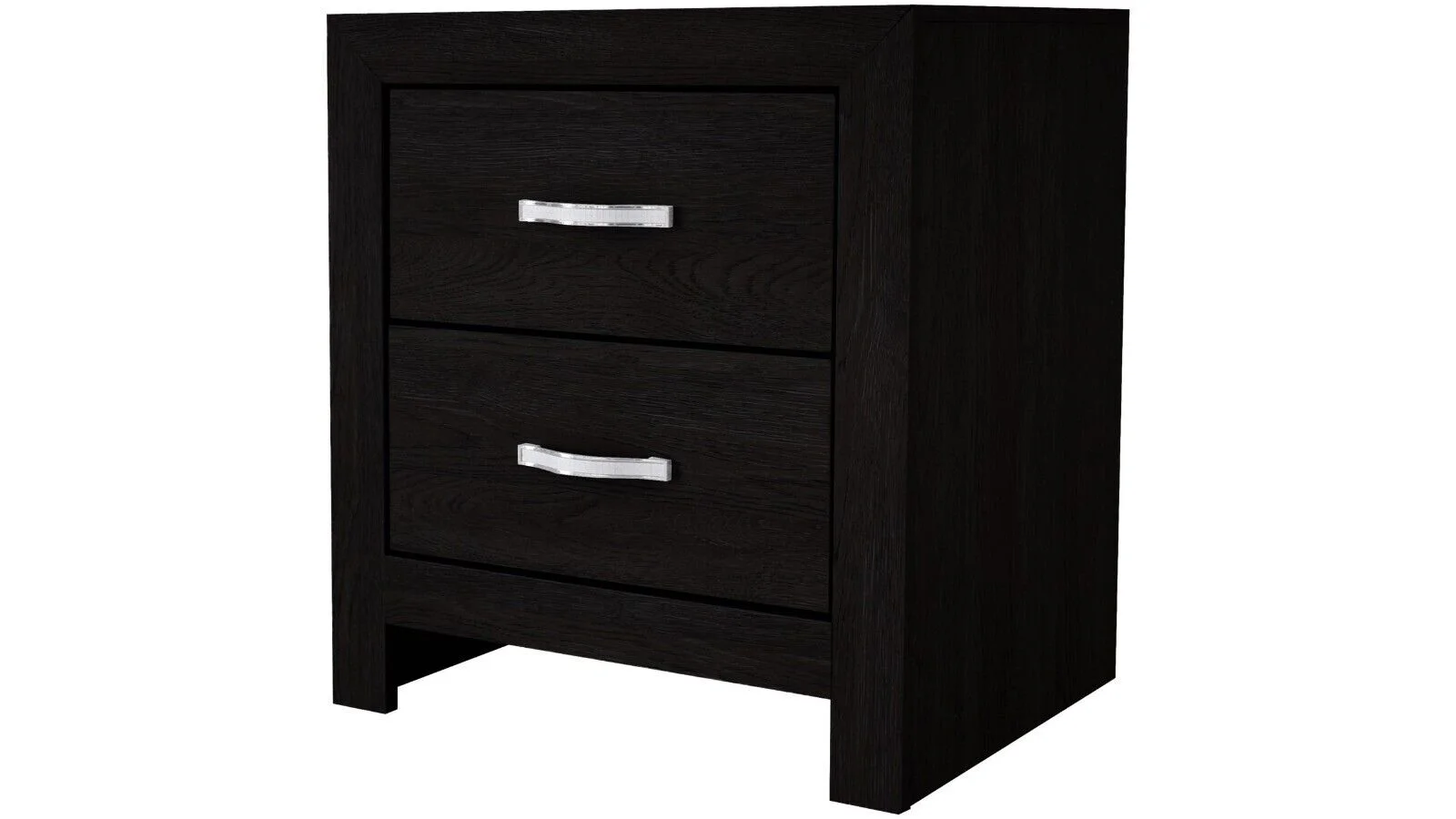 Modern 1pc Queen Size PU Upholstered LED Headboard Panel Bed Wooden Bedroom Furniture Set Black Finish