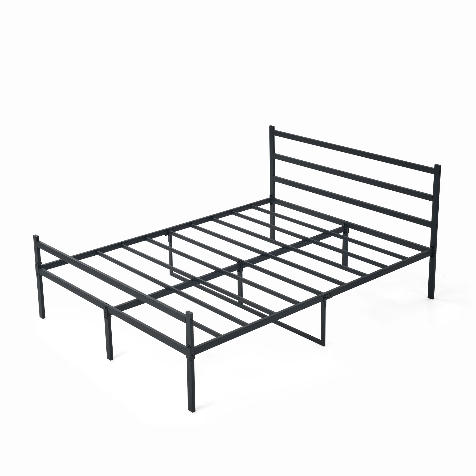 Iron Metal Bed Frame Concise Style, Iron Platform Bed Frame Metal, Full Size