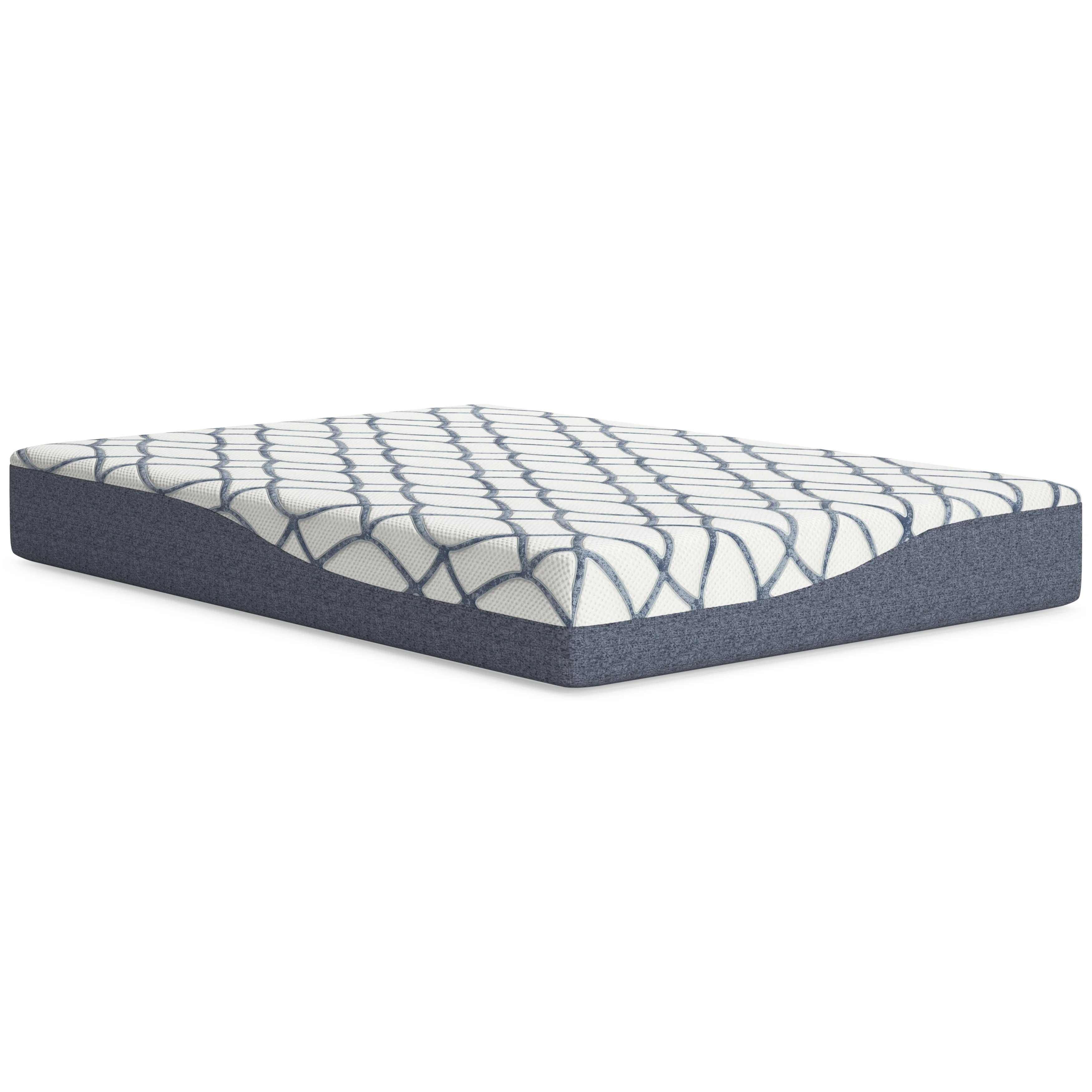 Signature Design by Ashley 10 Inch Chime Elite 2.0 Full Mattress White/Blue