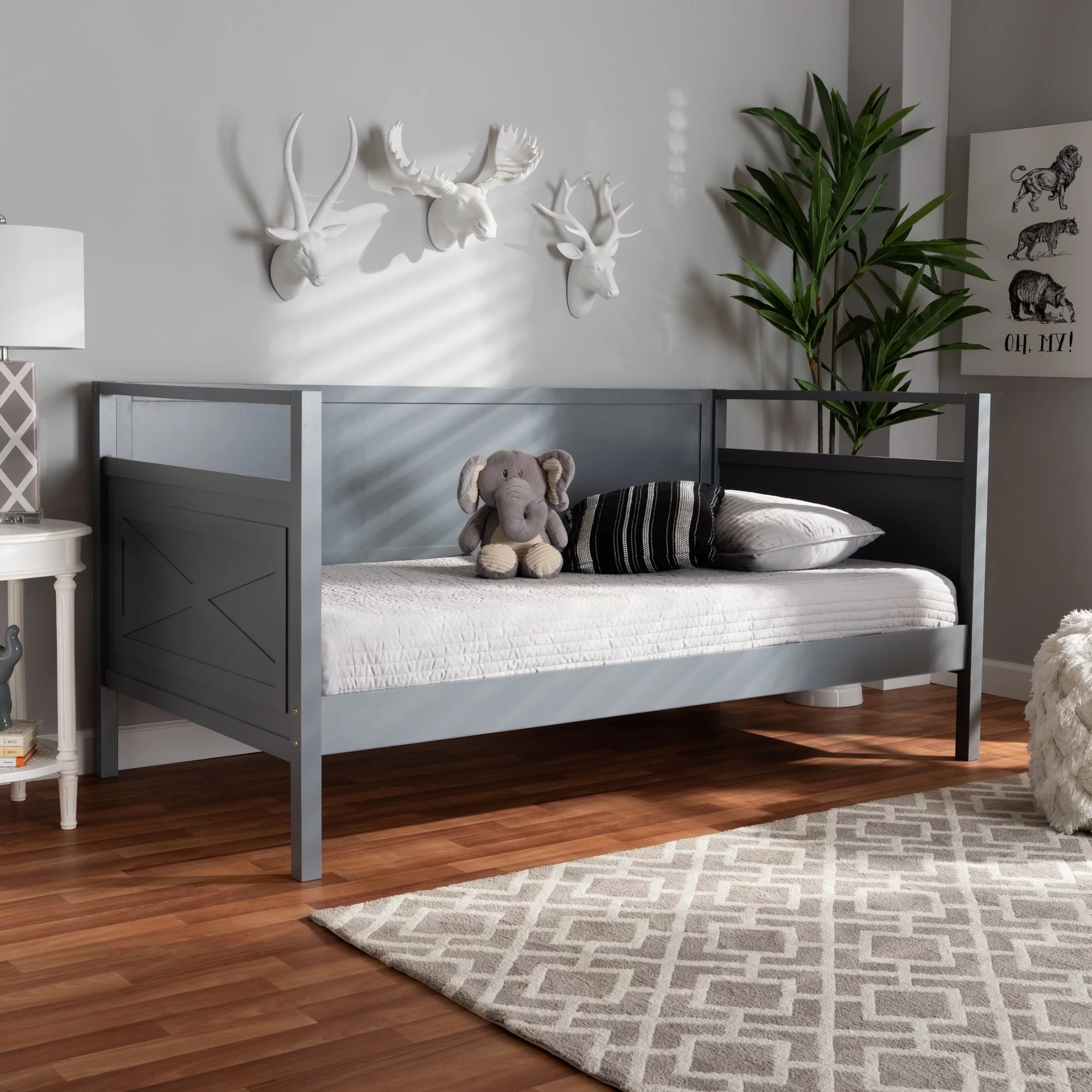 The Gray Barn Silver Fox Cottage Farmhouse Wood Daybed White