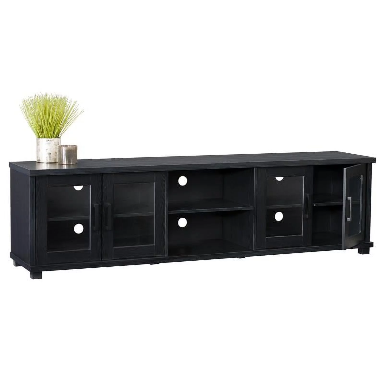 Atlin Designs Modern Wood TV Bench for TVs up to 90