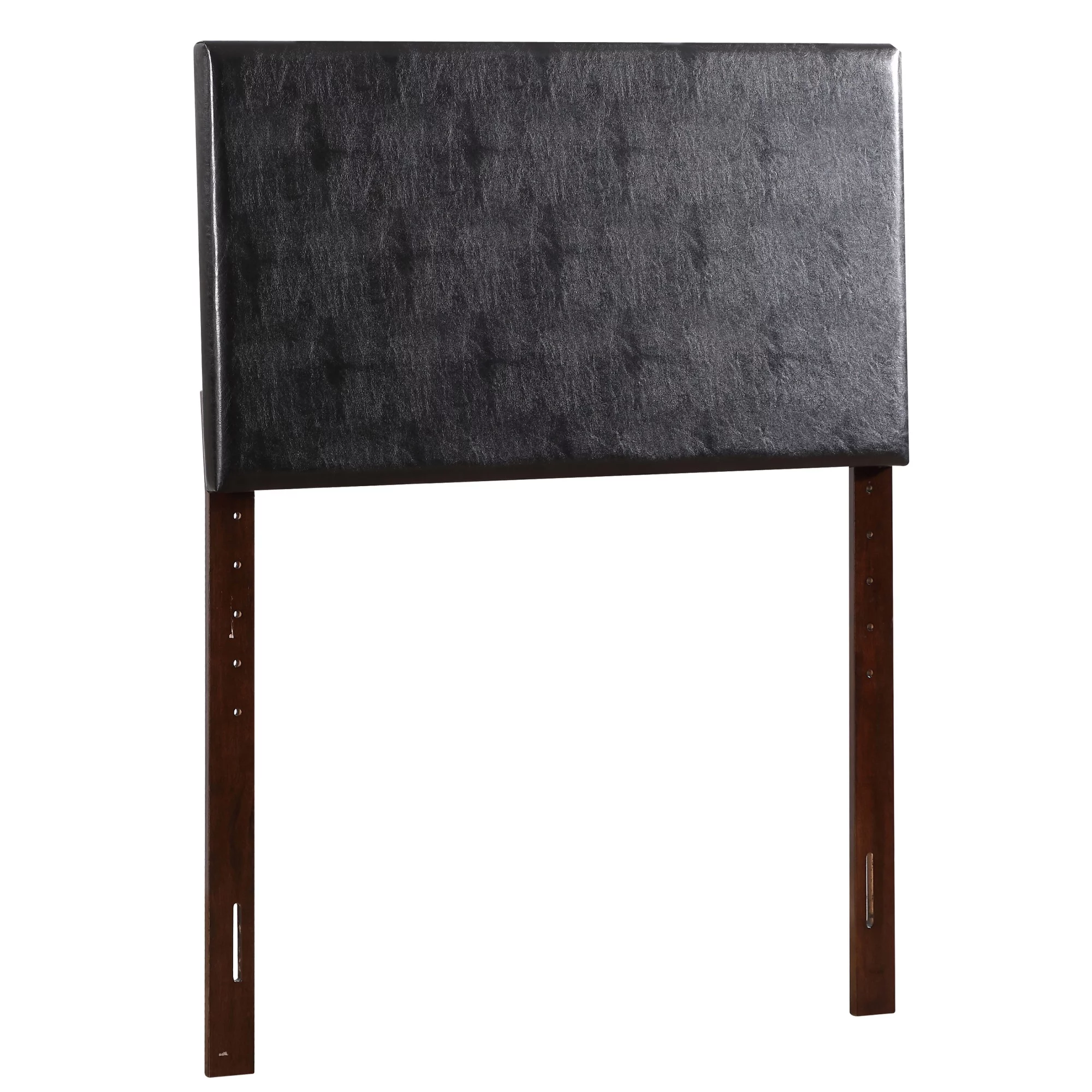 Passion Furniture Indoor Bedding Home Decorative Nova Black Twin Adjustable Headboard