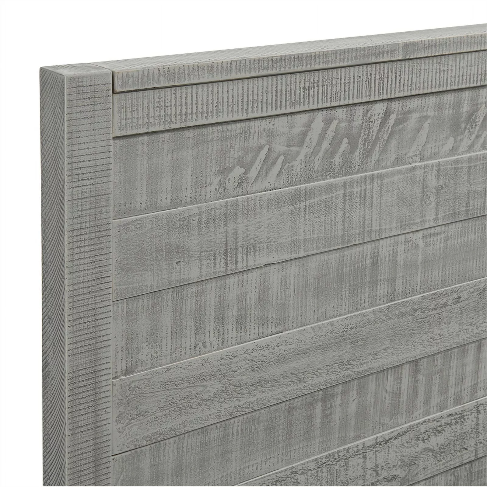 Arden Panel Wood King Bed/Driftwood Gray