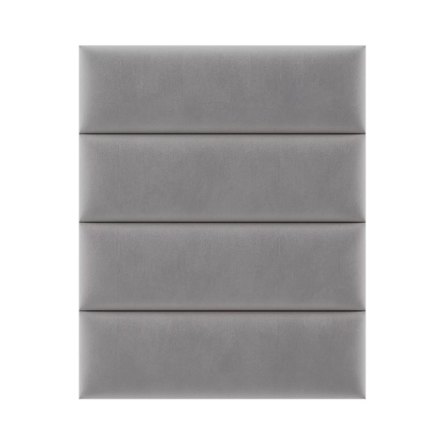 VANT Upholstered Headboards - Accent Wall Panels - Packs Of 4 - PLUSH VELVET Platinum Gray - 39