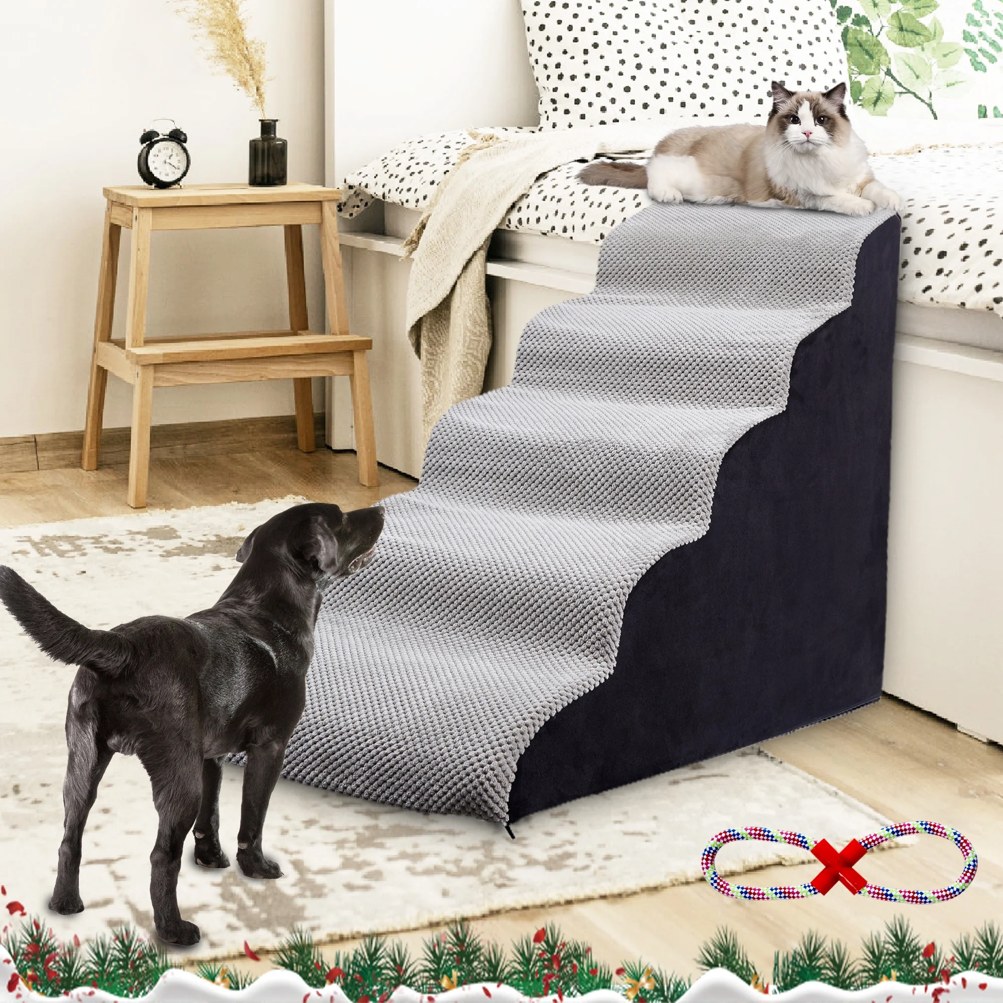 LitaiL 5 Tiers Dog Steps 24.4
