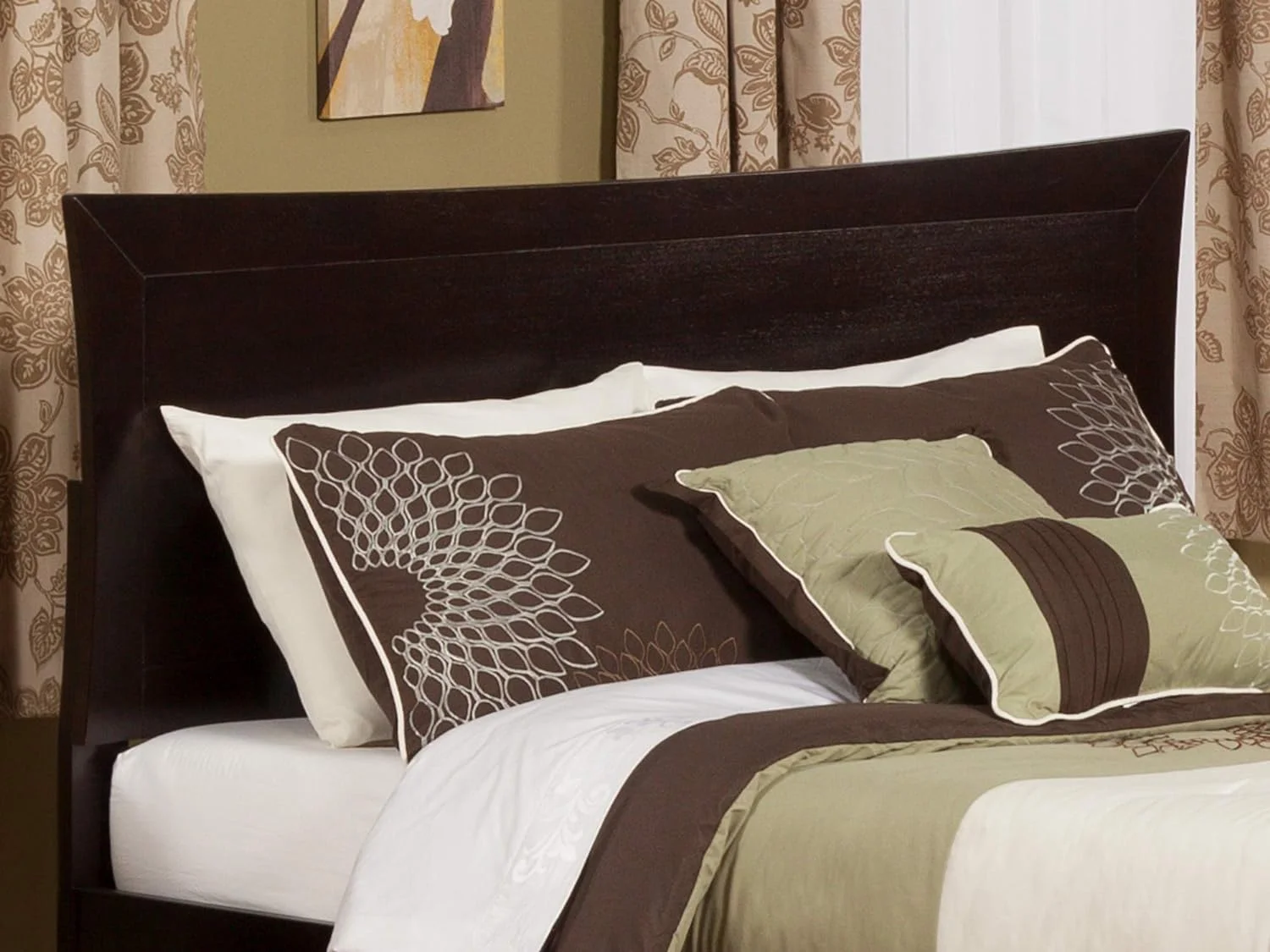 Atlantic Furniture AR290841 Metro Headboard, Queen, Espresso