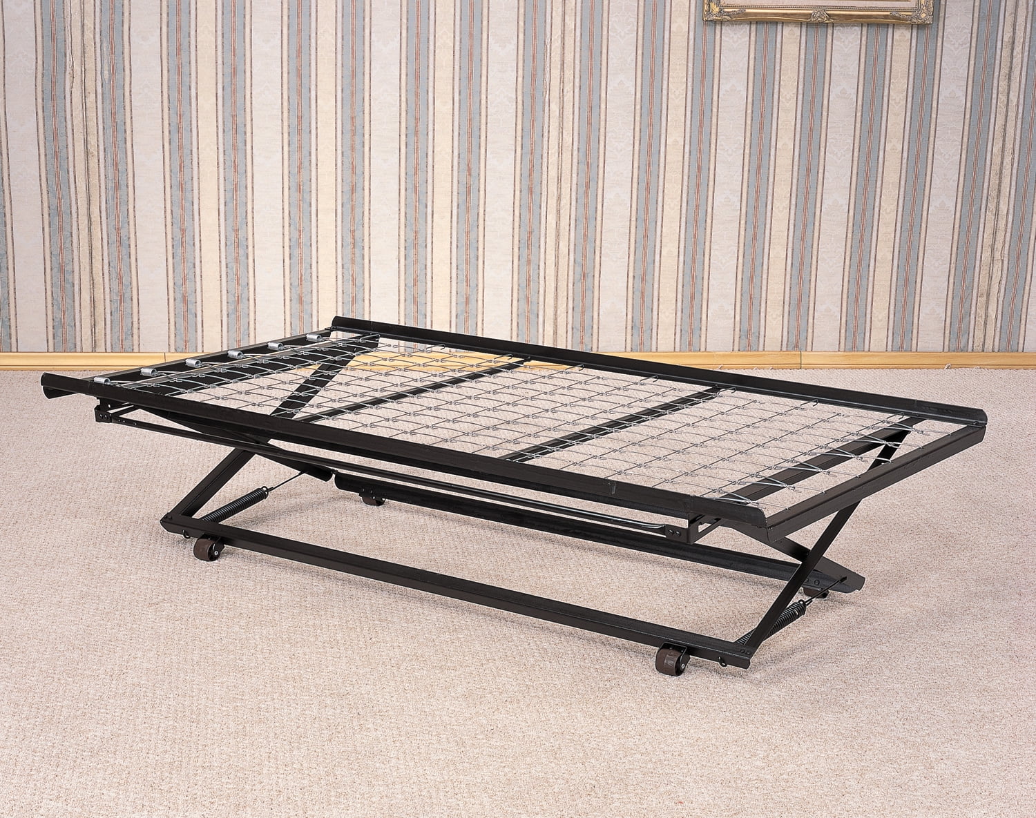 Coaster Company Classic Twin Pop-Up Trundle Bed, Black
