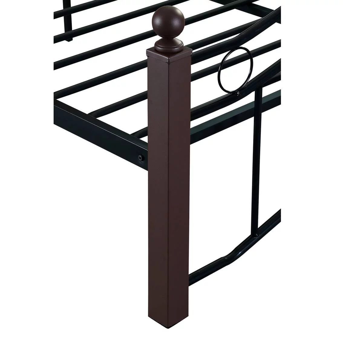 Queen Size Metal Bed Frame with Headboard and Footboard