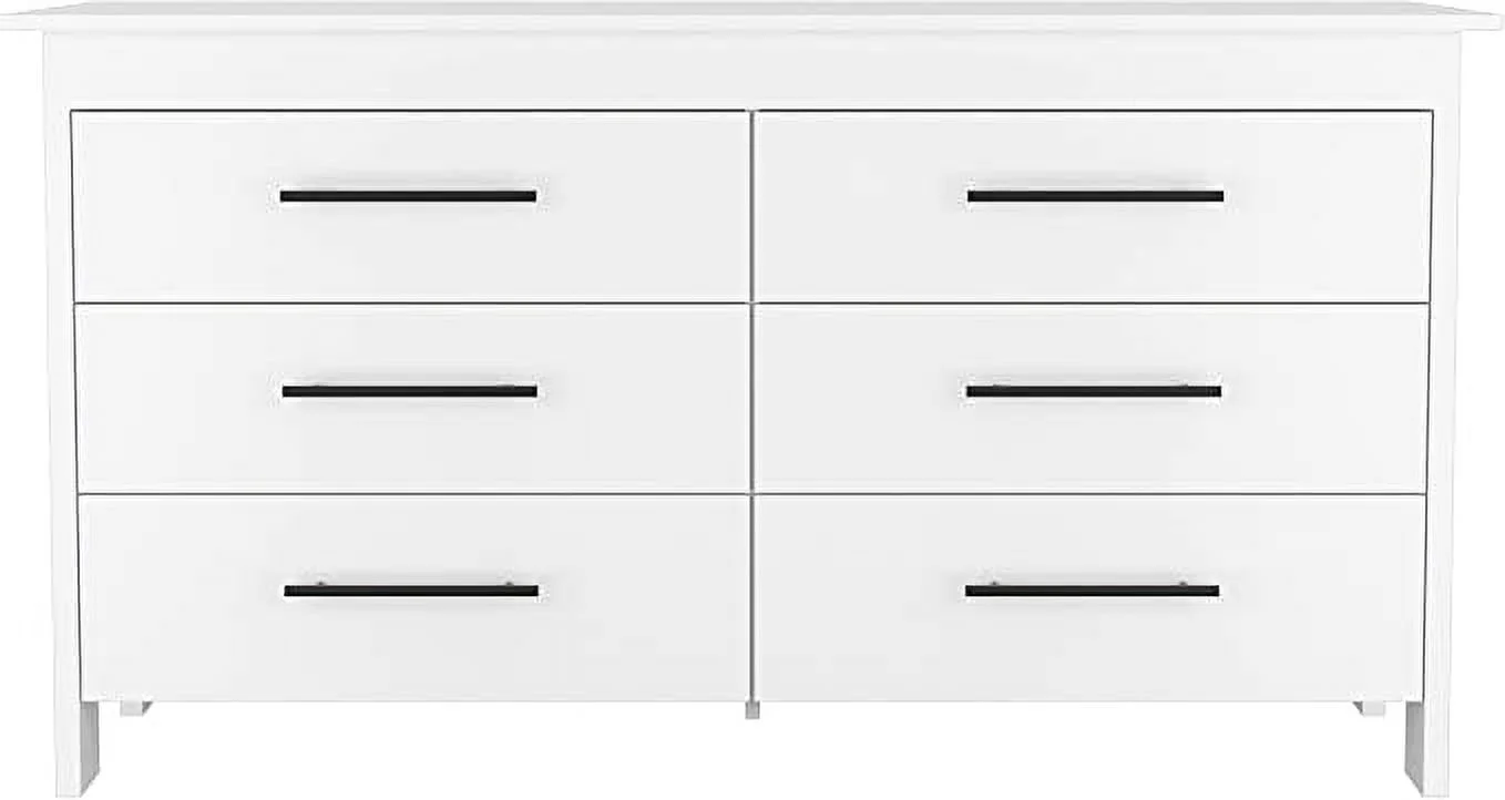 Boahaus Elinor Dresser, Manufactured Wood, for Adults, White